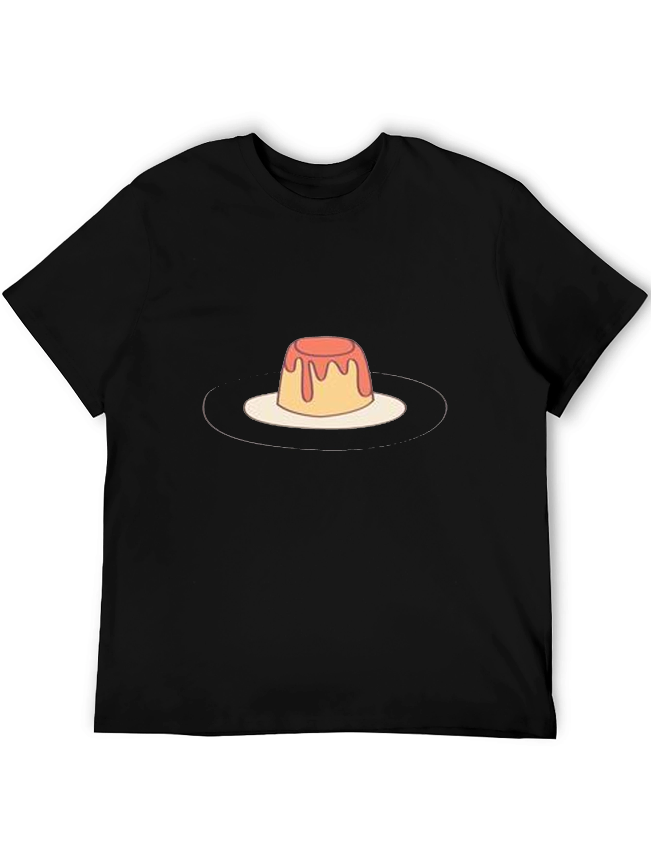 Pudding Graphic Tee - Unique Dessert T-Shirt