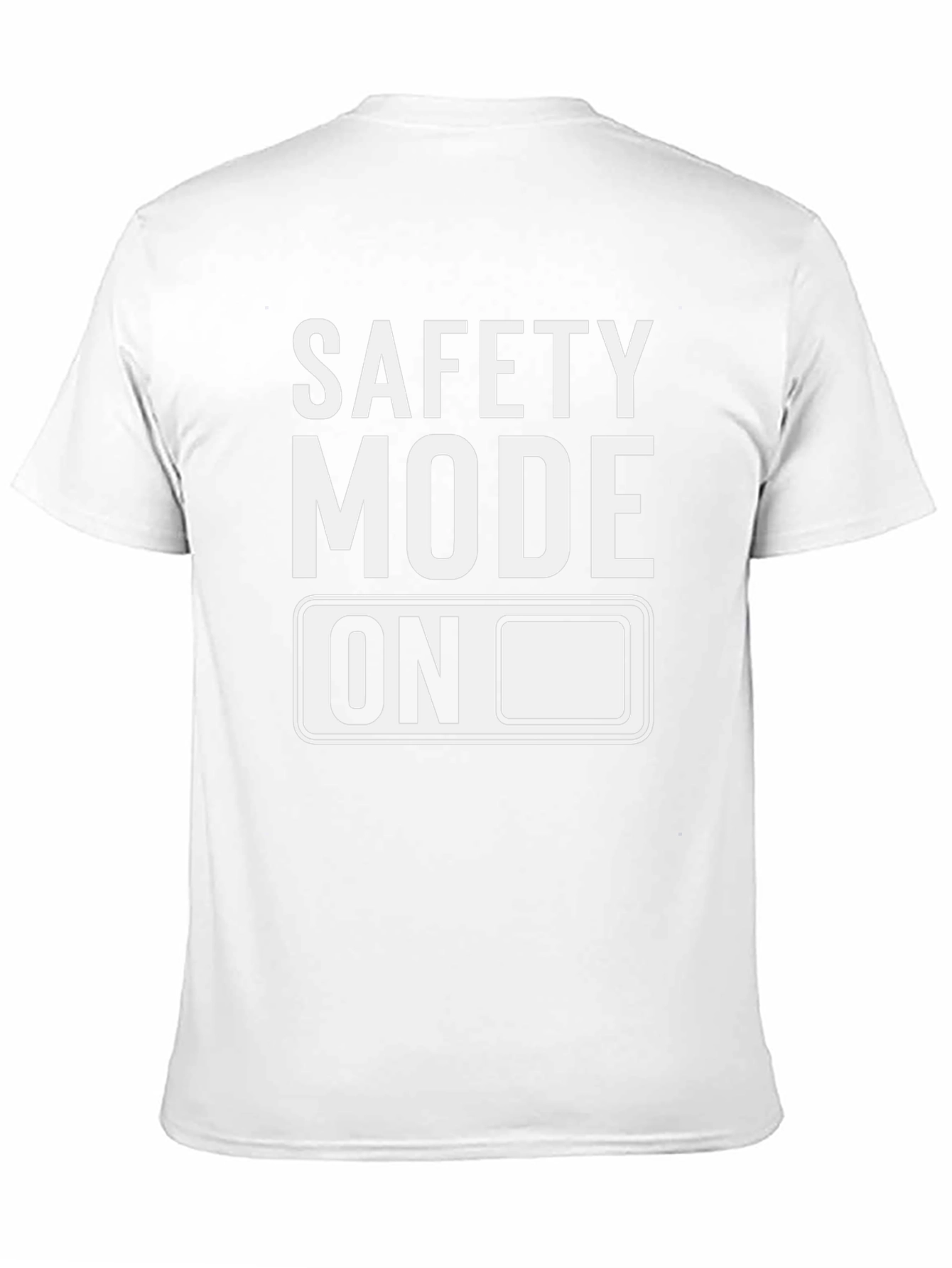Safety Mode On Graphic T-Shirt - Black
