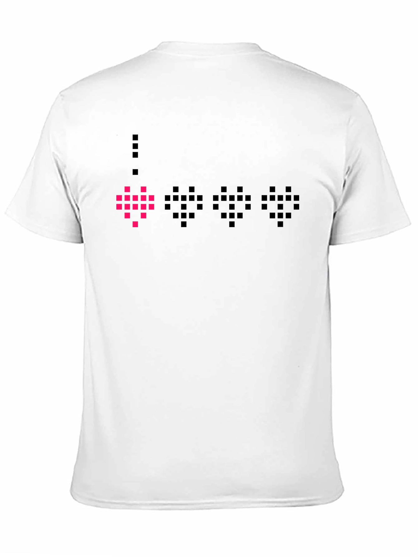 Pixel Heart Black T-Shirt - Gamer Style
