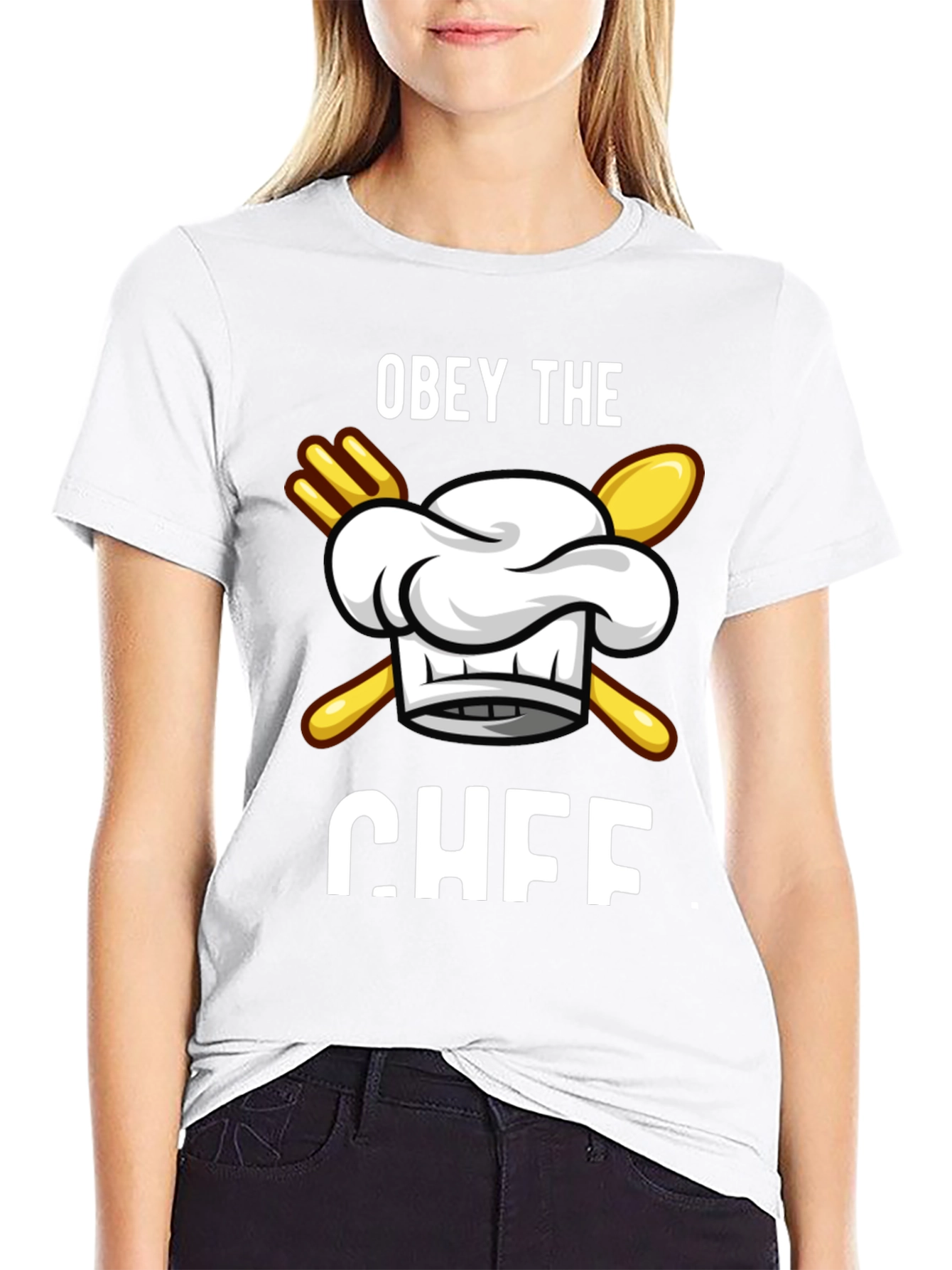 Obey the Chef T-Shirt Funny Cooking Apparel