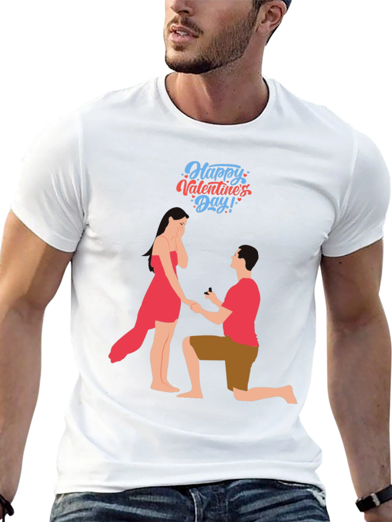 Valentines Proposal Graphic Tee