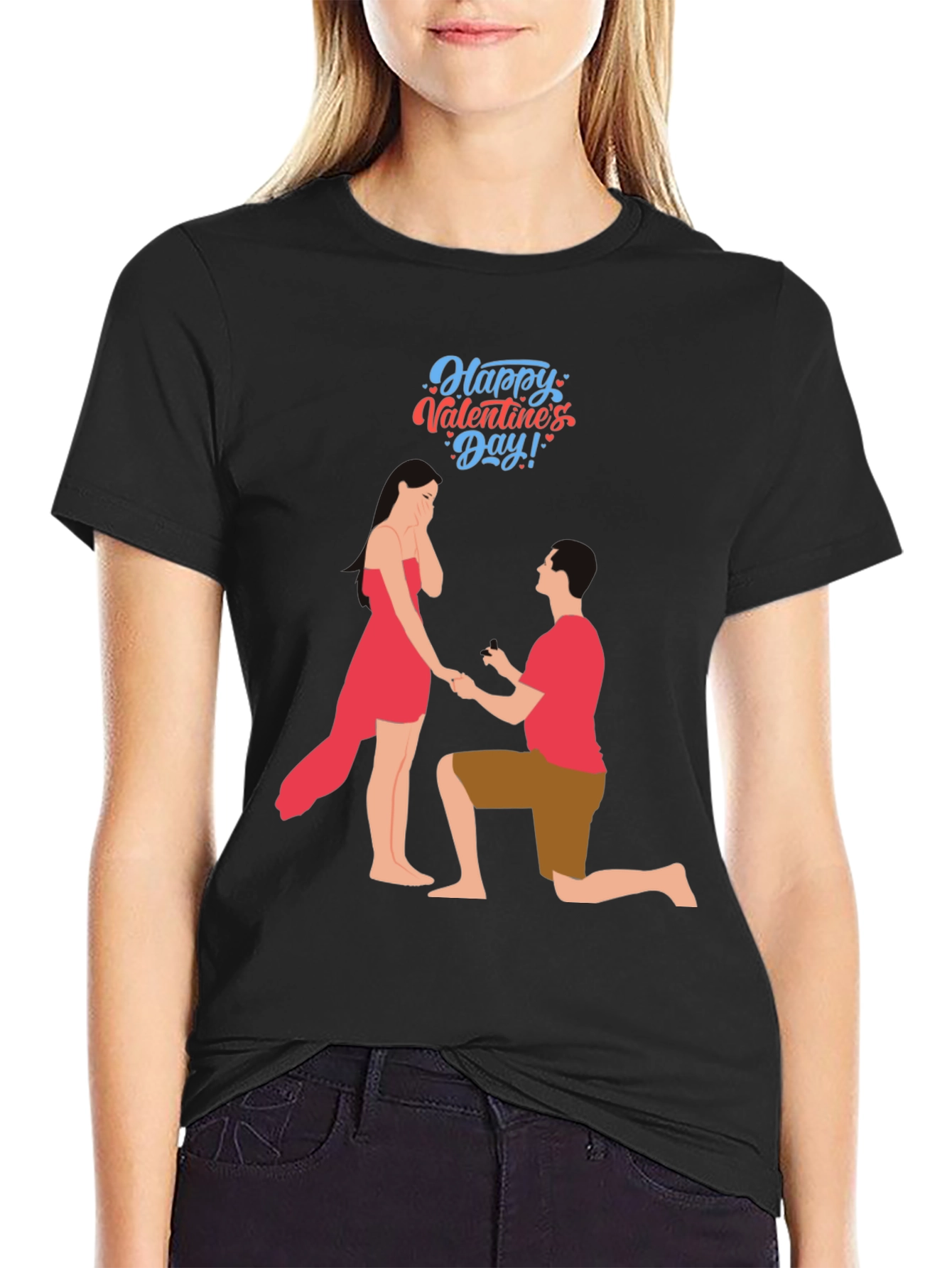 Valentines Proposal Graphic Tee