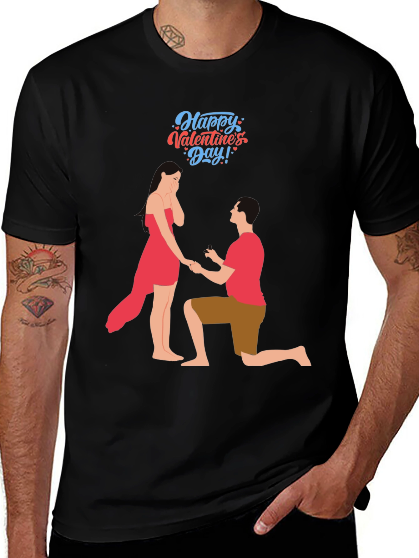 Valentines Proposal Graphic Tee