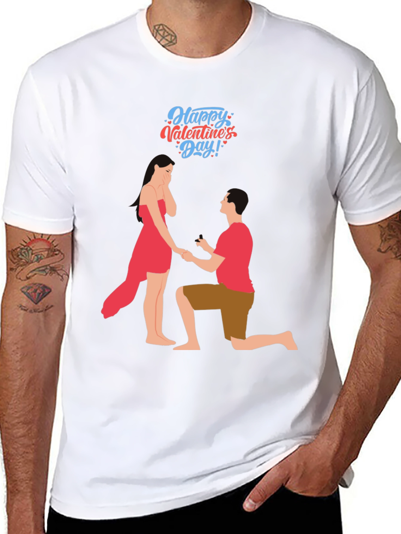 Valentines Proposal Graphic Tee