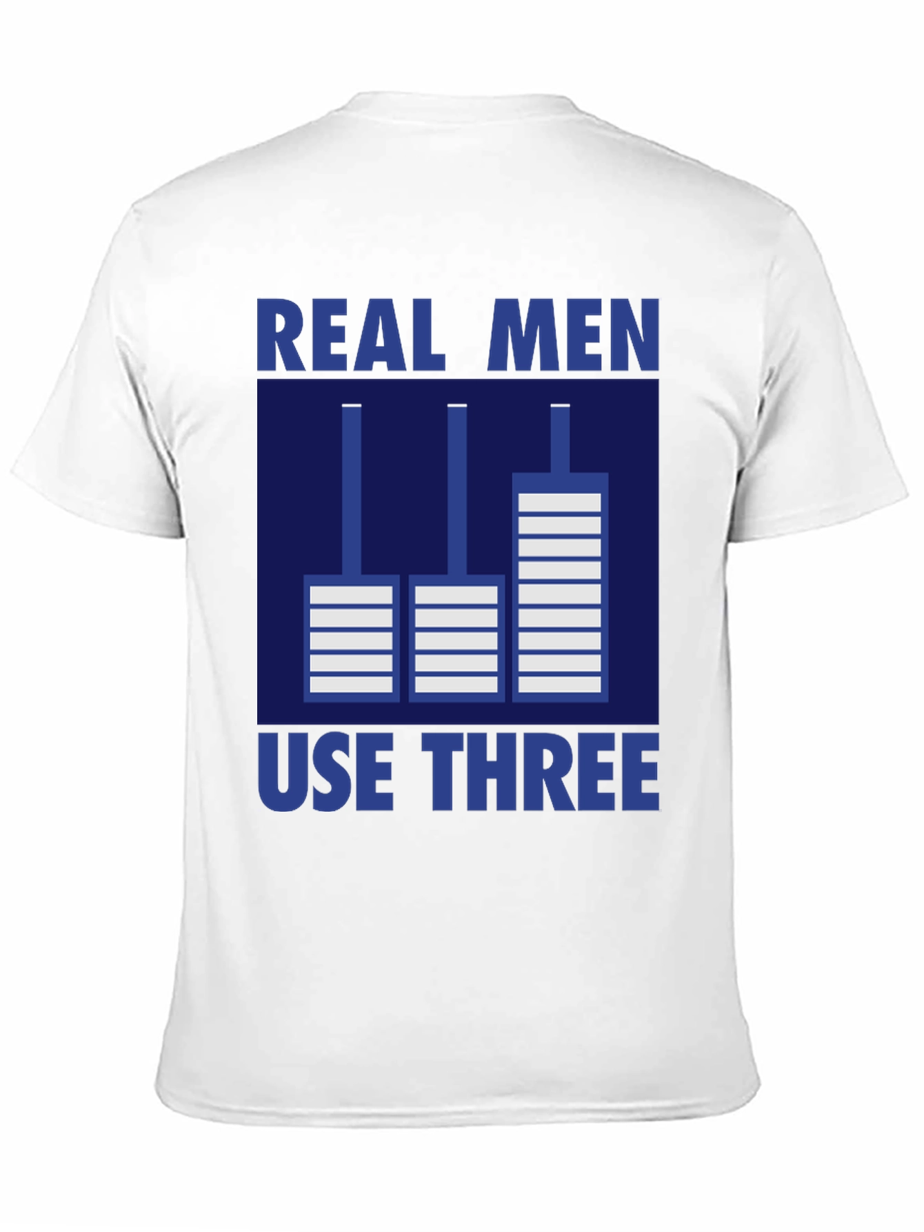 Real Men Use Three Pedals Graphic T-Shirt
