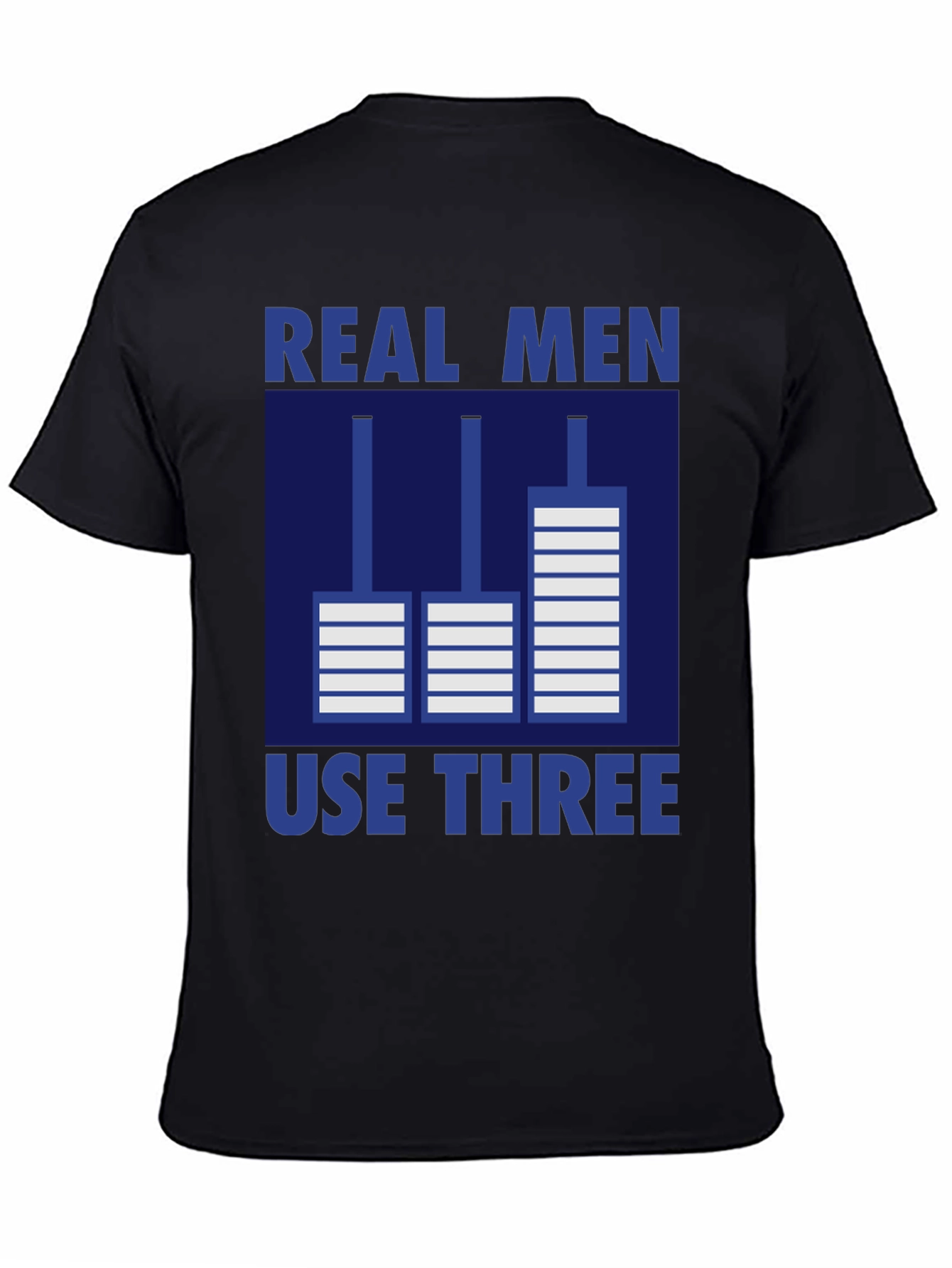 Real Men Use Three Pedals Graphic T-Shirt