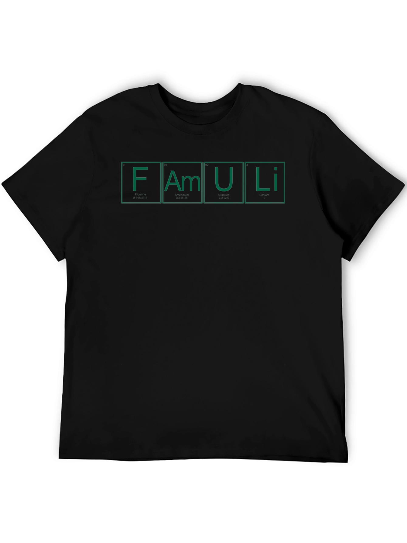 Periodic Table Inspired Famu Li T-Shirt