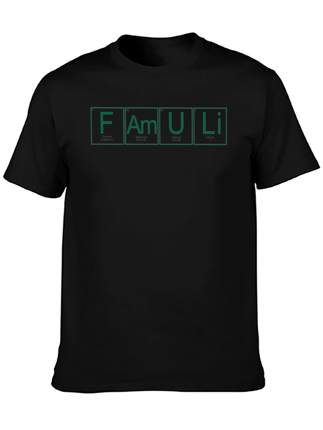 Periodic Table Inspired Famu Li T-Shirt