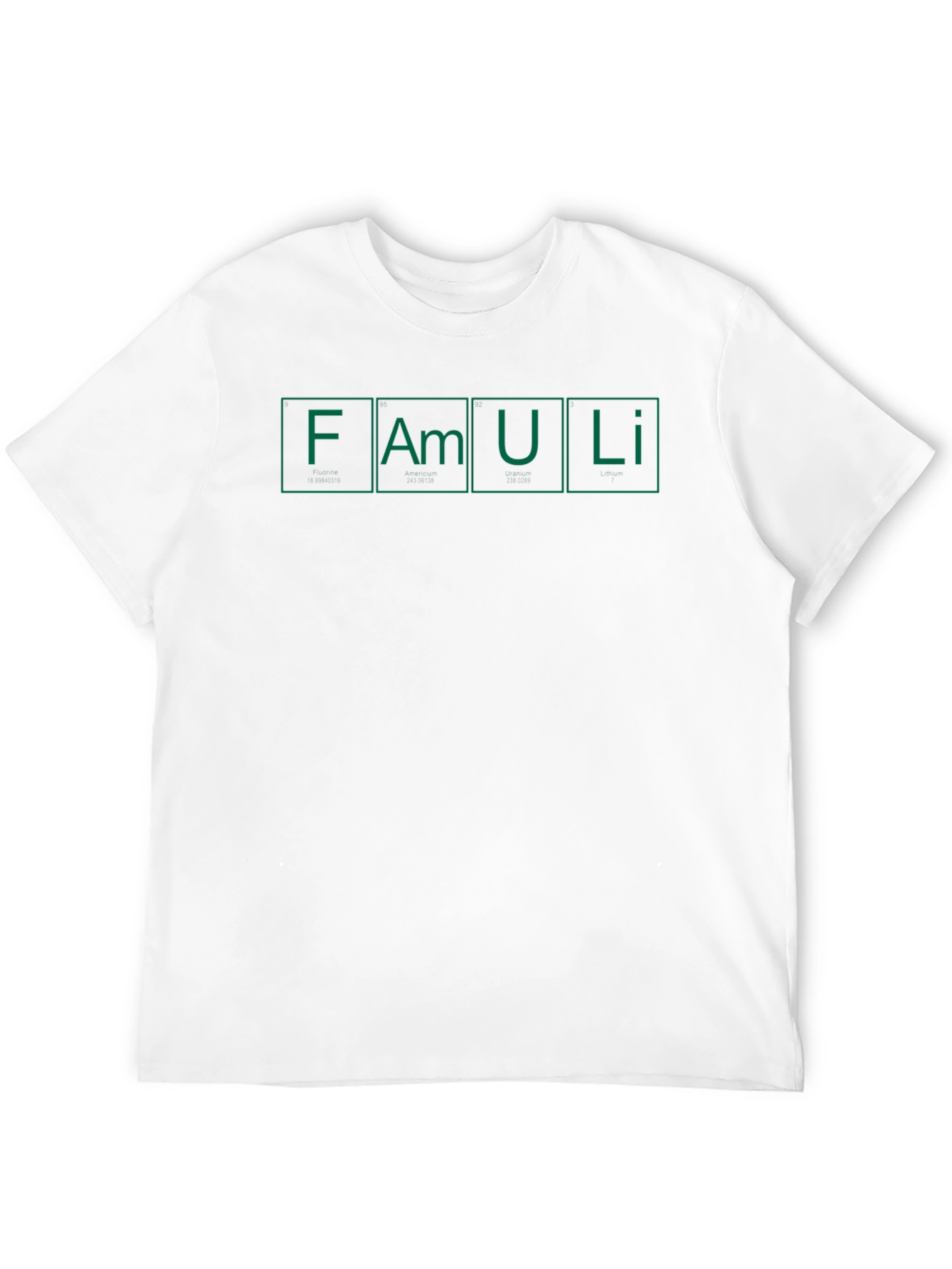 Periodic Table Inspired Famu Li T-Shirt
