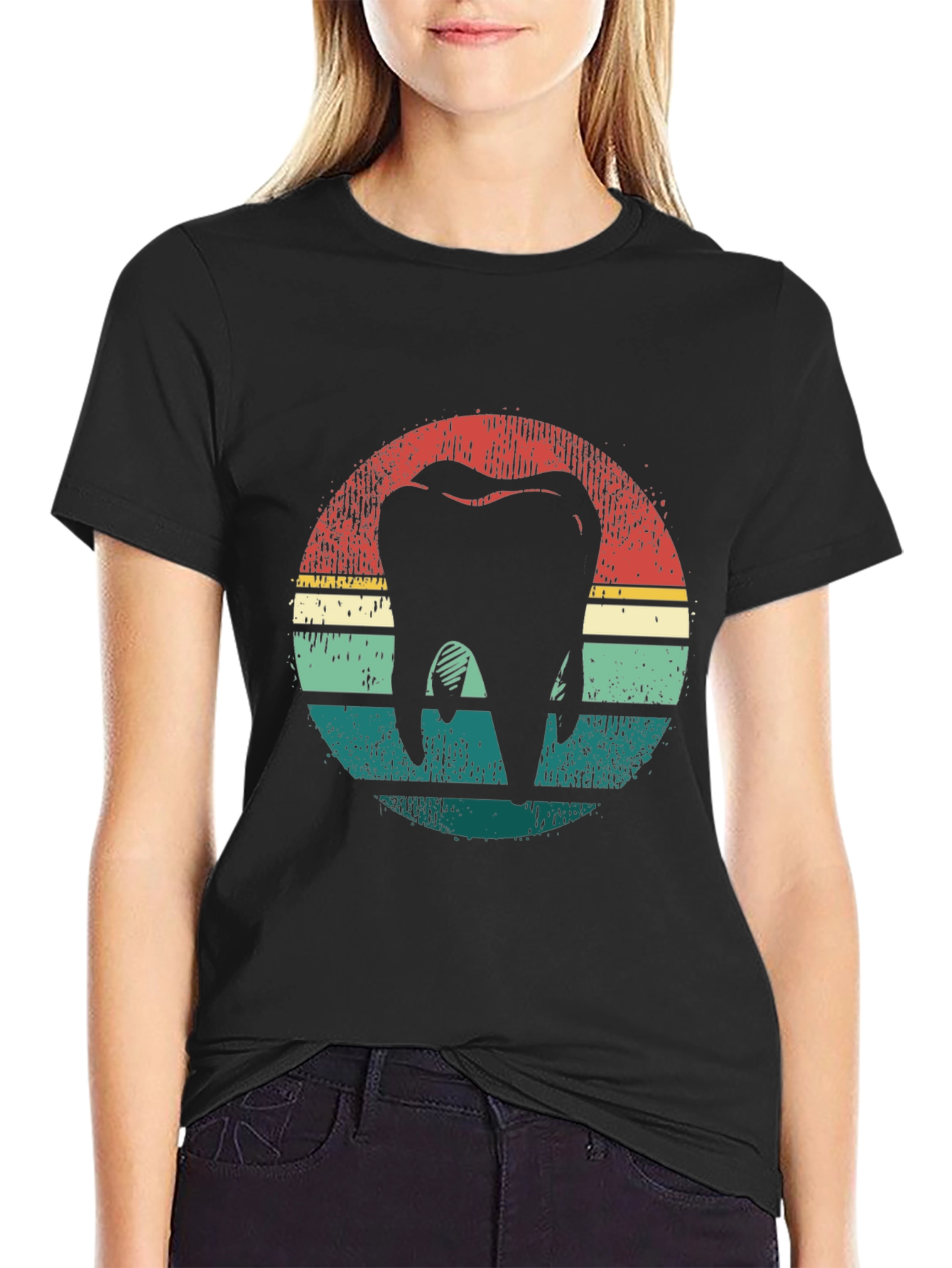 Retro Tooth Graphic Tee - Dentist Gift