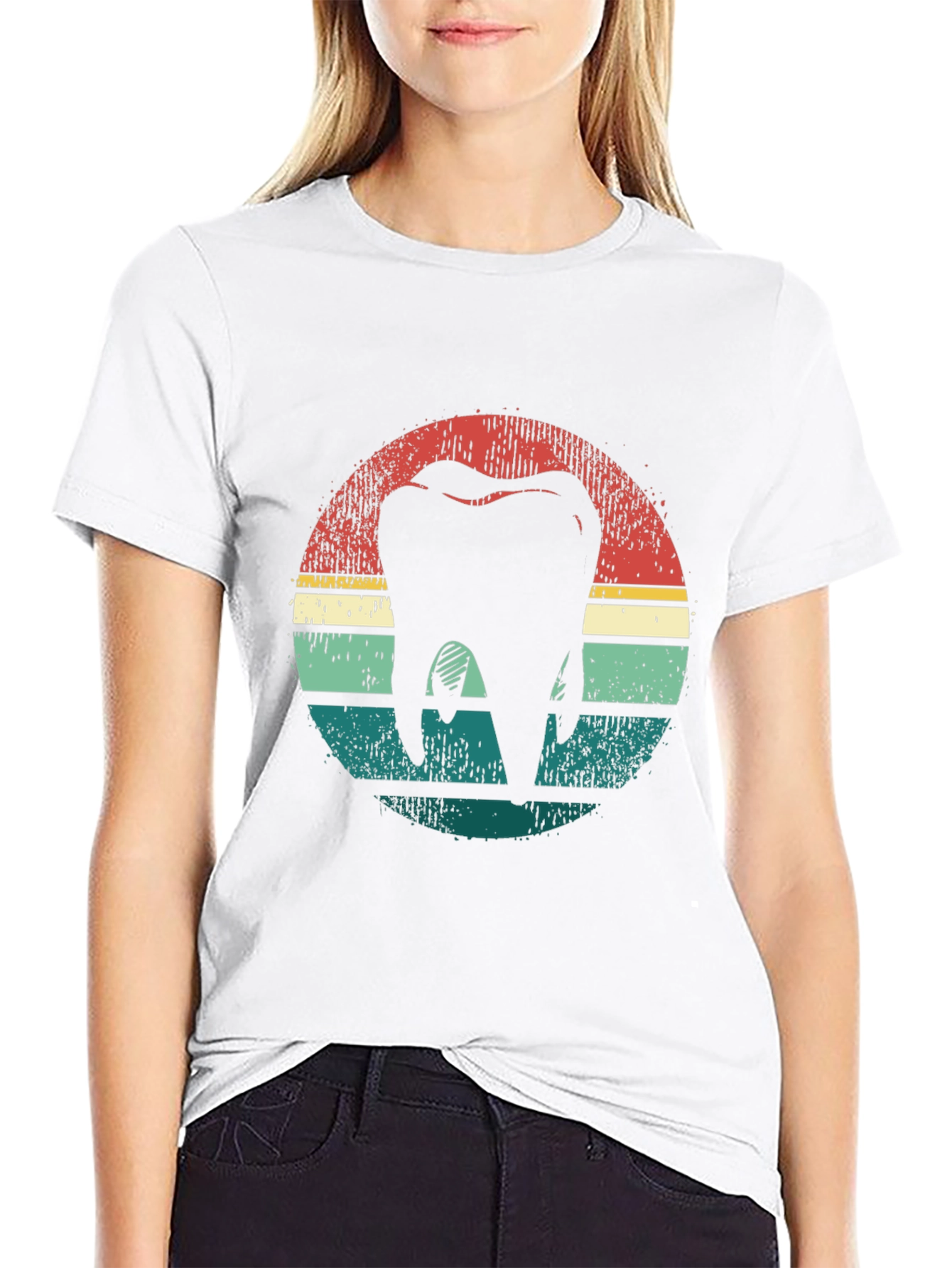 Retro Tooth Graphic Tee - Dentist Gift