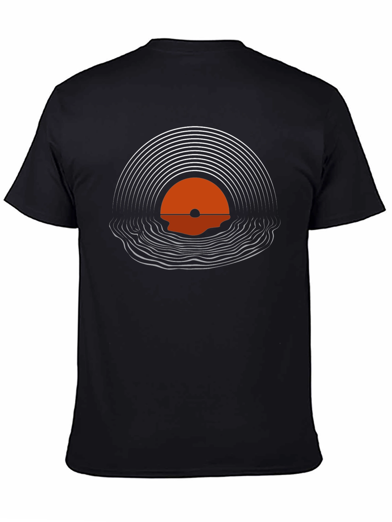 Retro Sunset Vinyl Record Graphic Tee