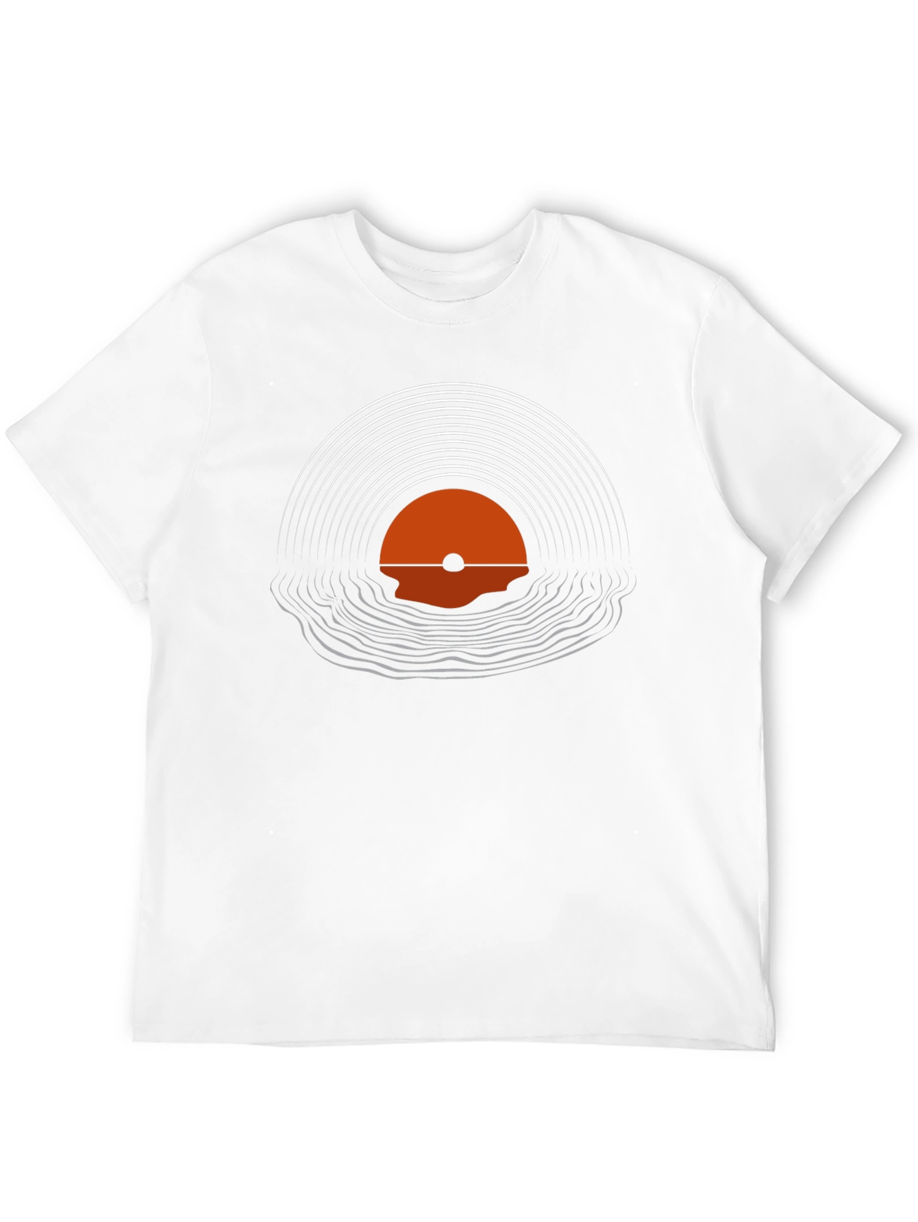 Retro Sunset Vinyl Record Graphic Tee