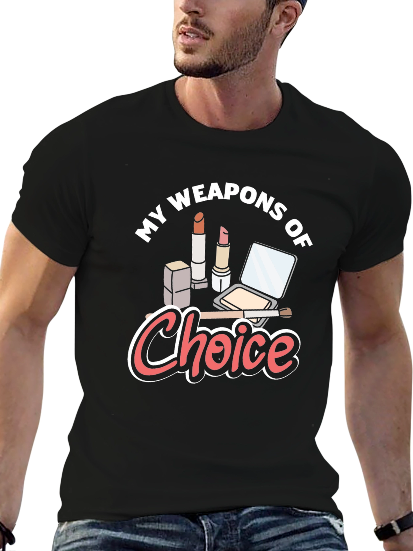 My Weapons of Choice T-Shirt Makeup Fashion