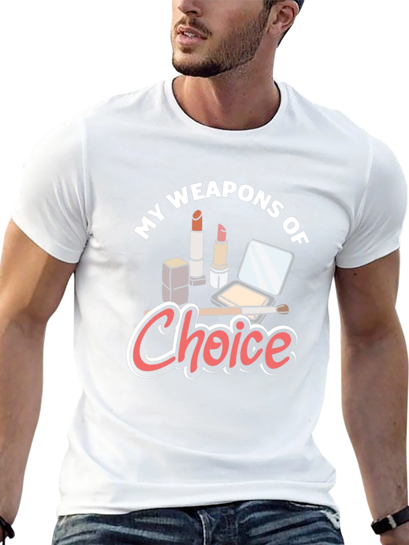 My Weapons of Choice T-Shirt Makeup Fashion