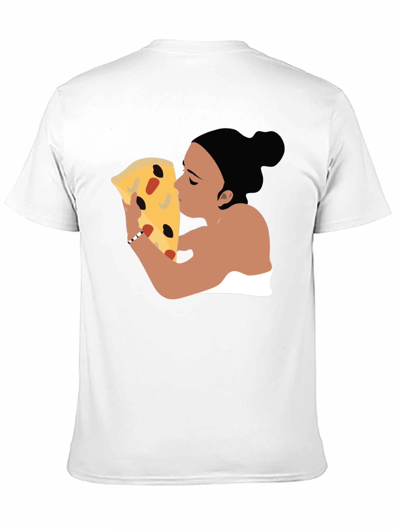 Pizza Lover Graphic Tee - Black