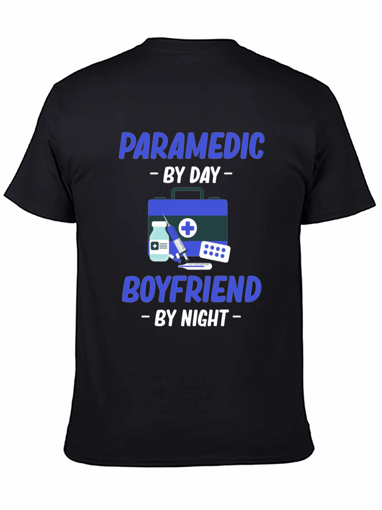 Paramedic By Day Boyfriend By Night Graphic Tee