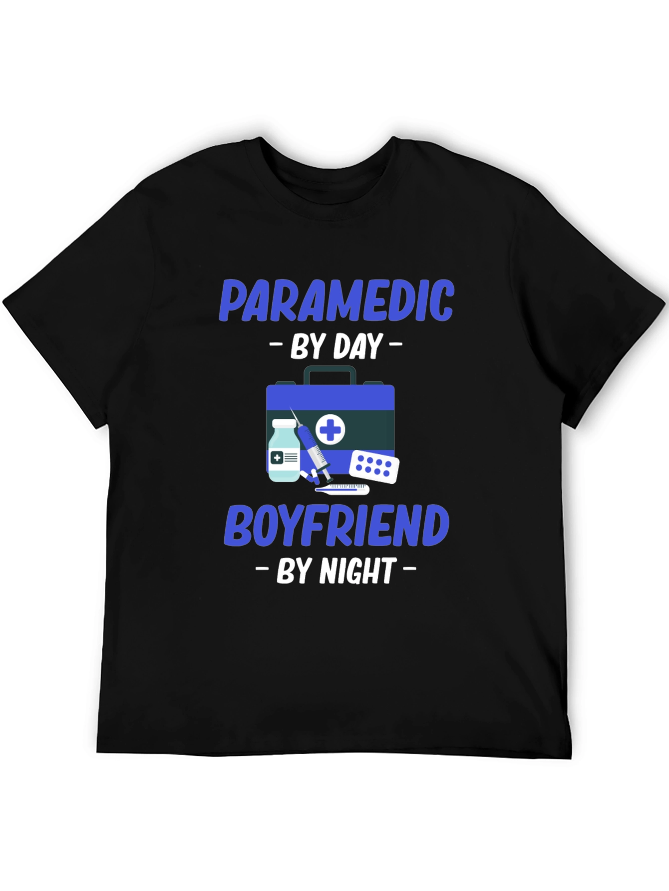 Paramedic By Day Boyfriend By Night Graphic Tee