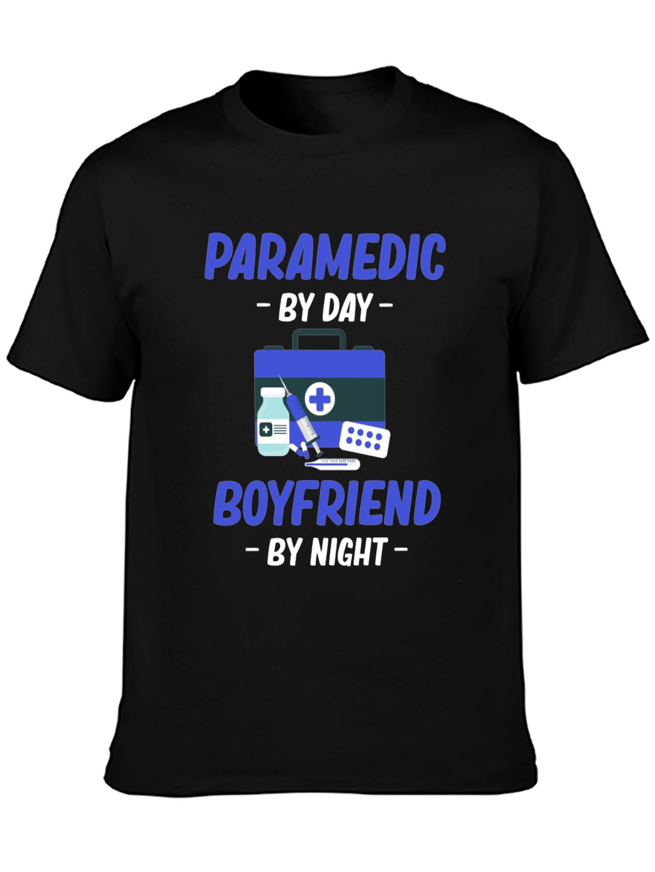 Paramedic By Day Boyfriend By Night Graphic Tee
