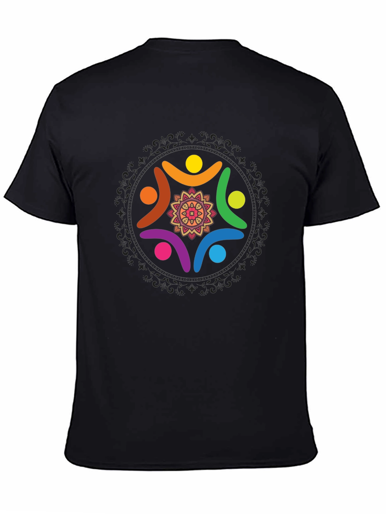 Unity Circle Graphic Black T-Shirt