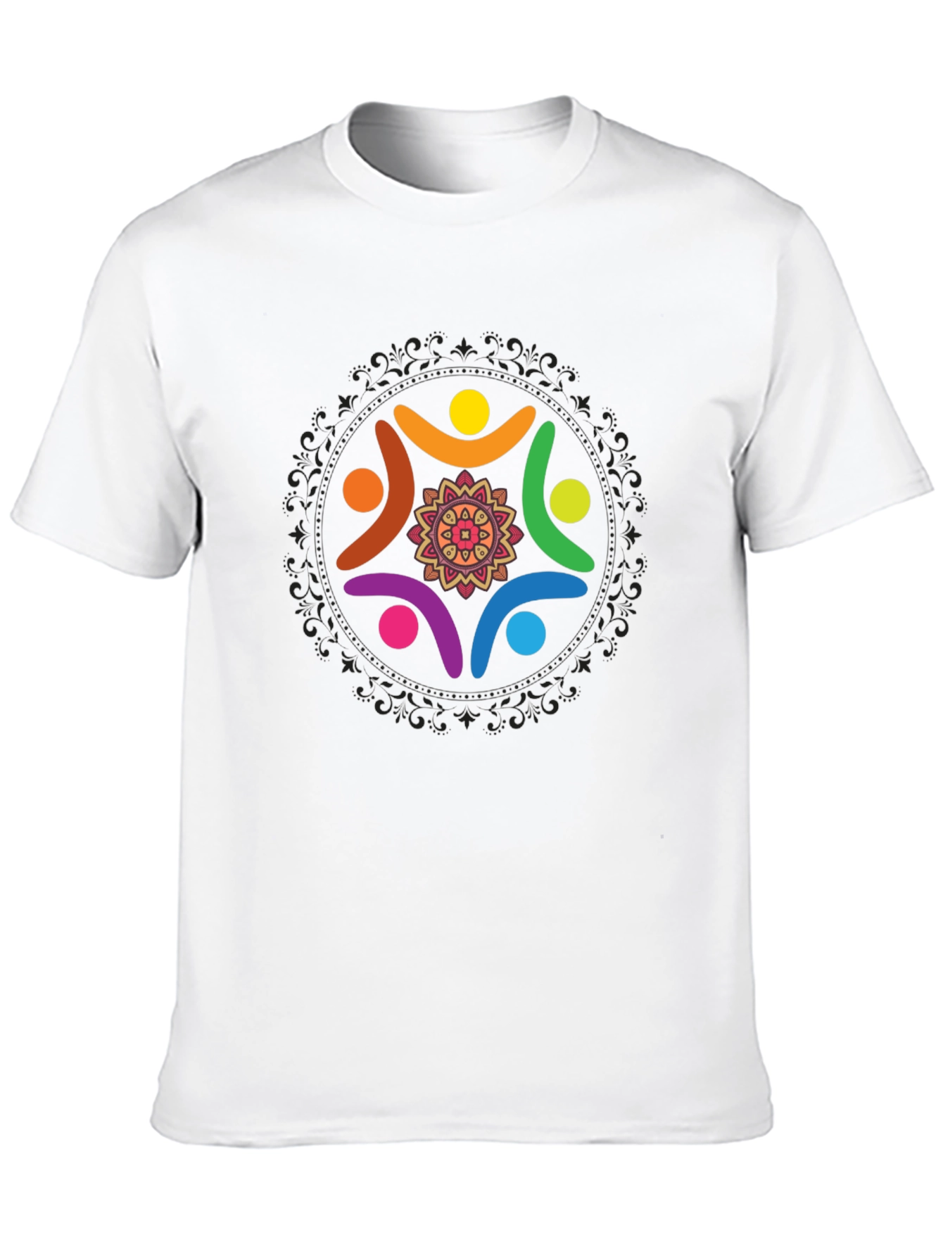 Unity Circle Graphic Black T-Shirt