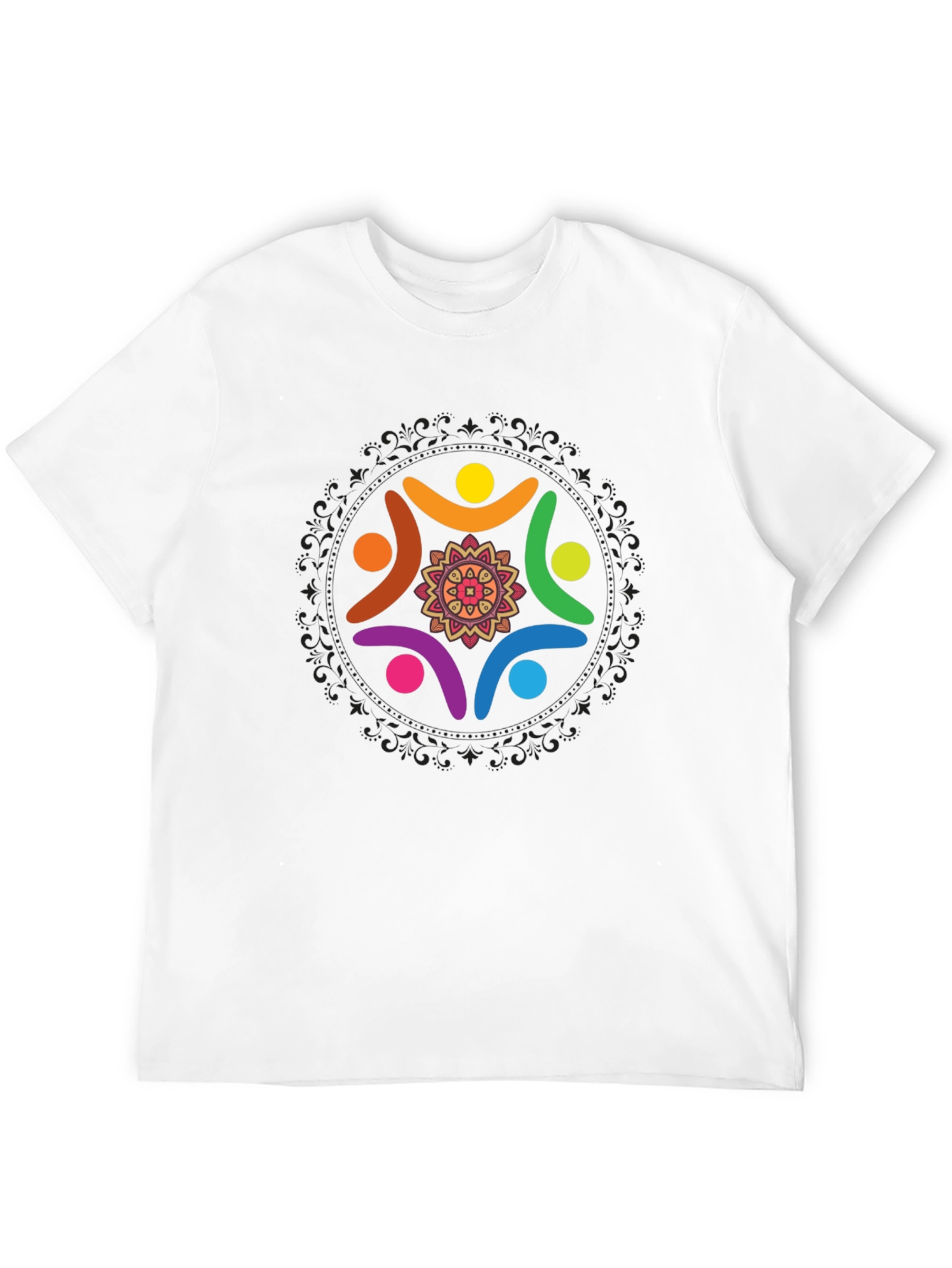 Unity Circle Graphic Black T-Shirt