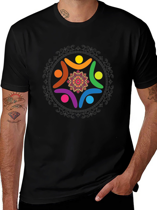 Unity Circle Graphic Black T-Shirt