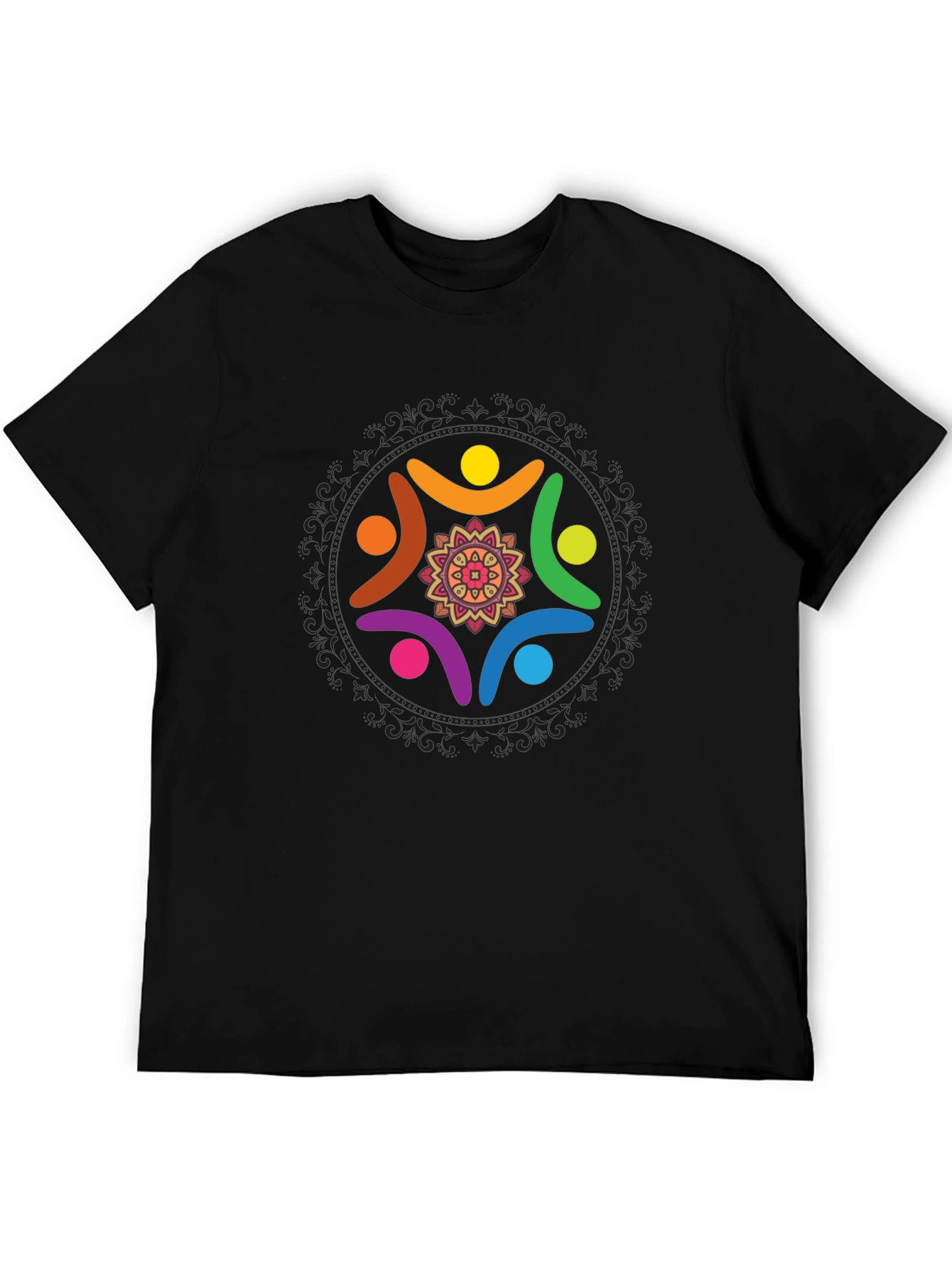 Unity Circle Graphic Black T-Shirt