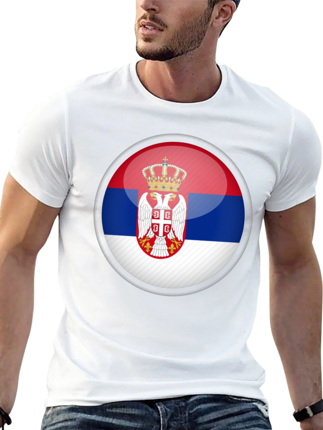 Serbian Flag T-Shirt - Patriot Pride