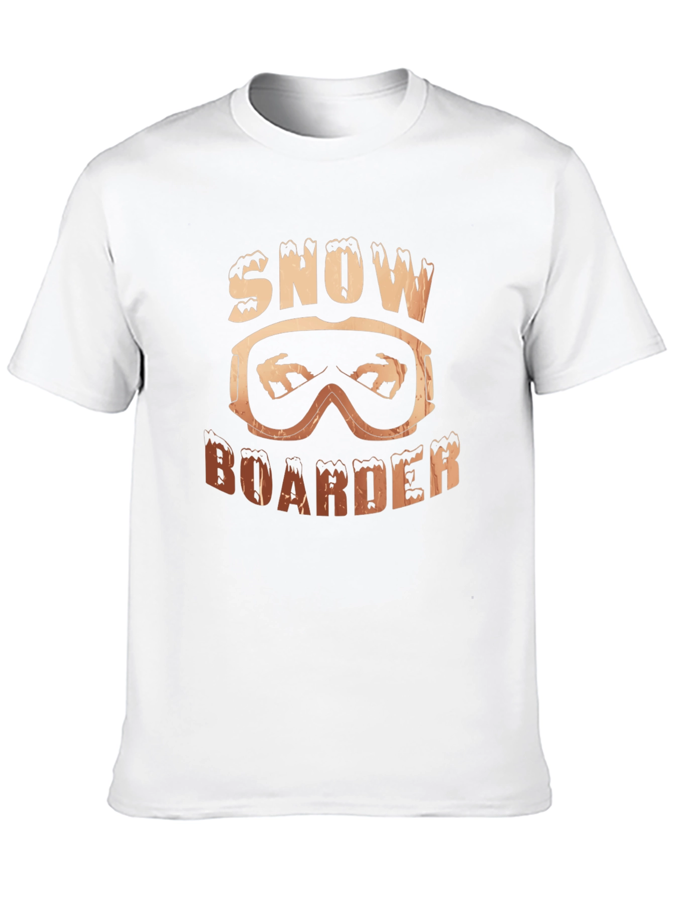 Snowboarder Graphic T-Shirt - Stylish Black Tee