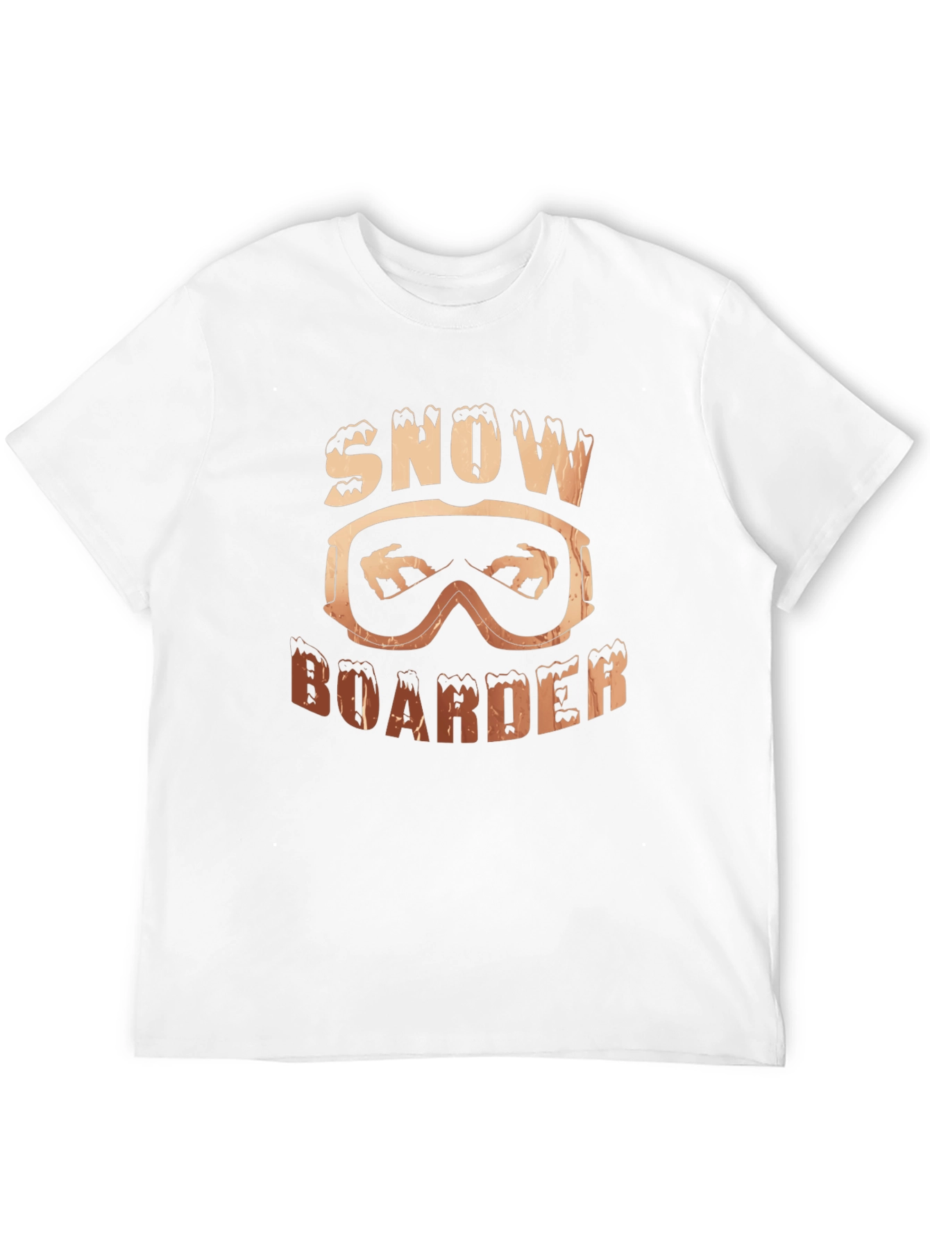 Snowboarder Graphic T-Shirt - Stylish Black Tee
