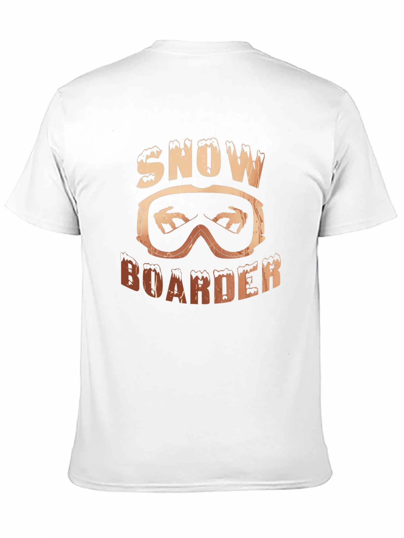 Snowboarder Graphic T-Shirt - Stylish Black Tee