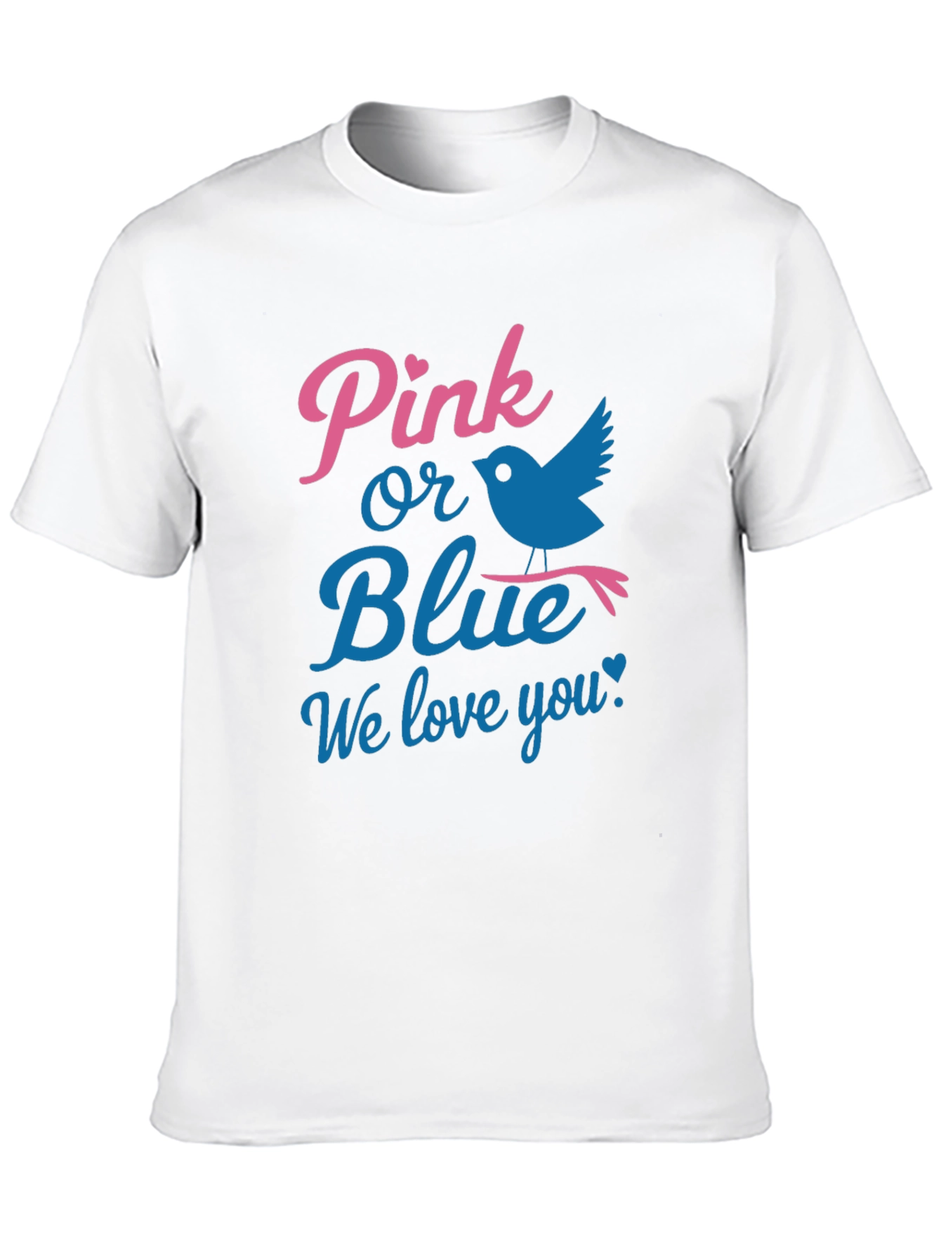 Pink or Blue Gender Reveal T-Shirt