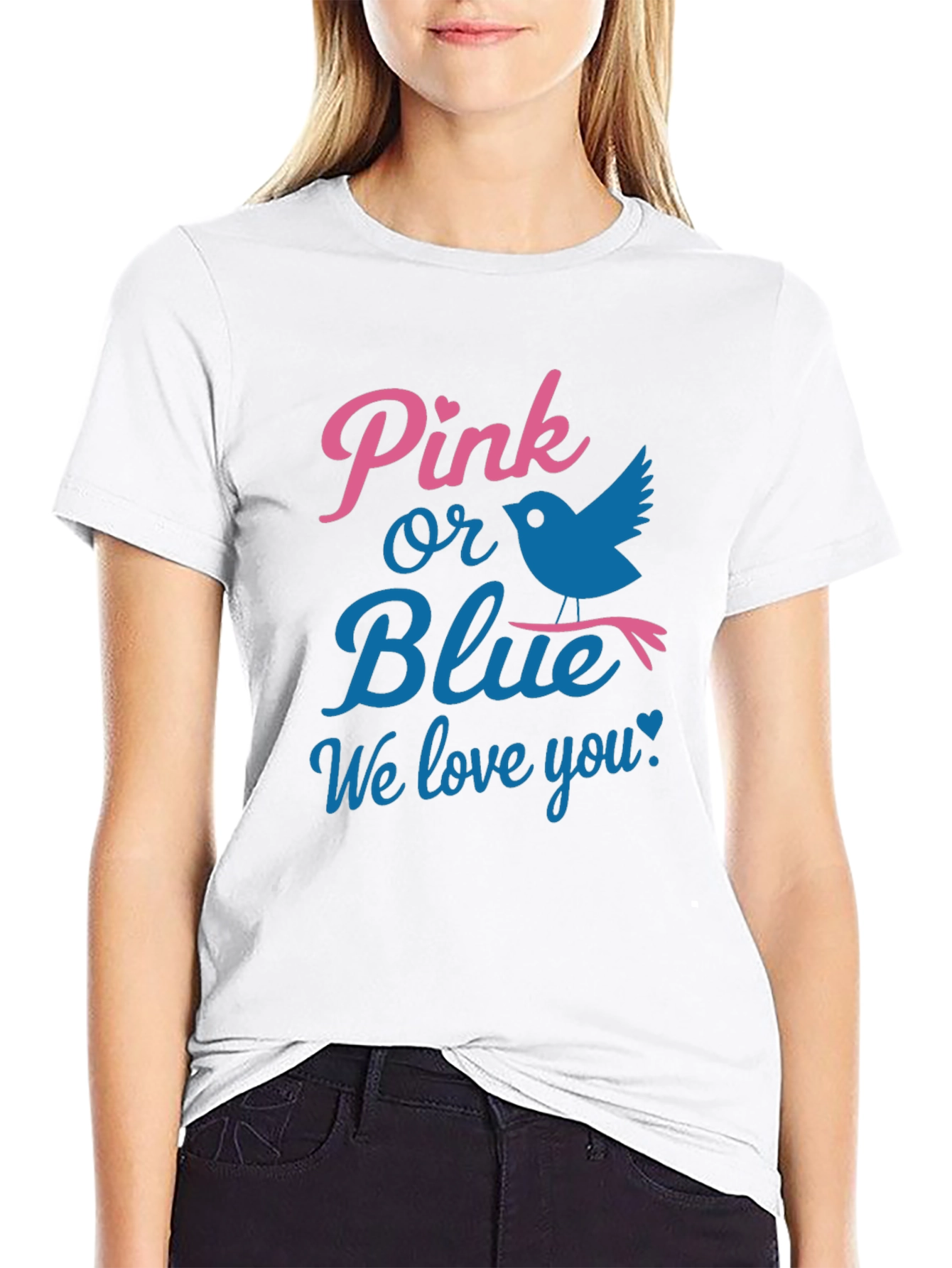 Pink or Blue Gender Reveal T-Shirt