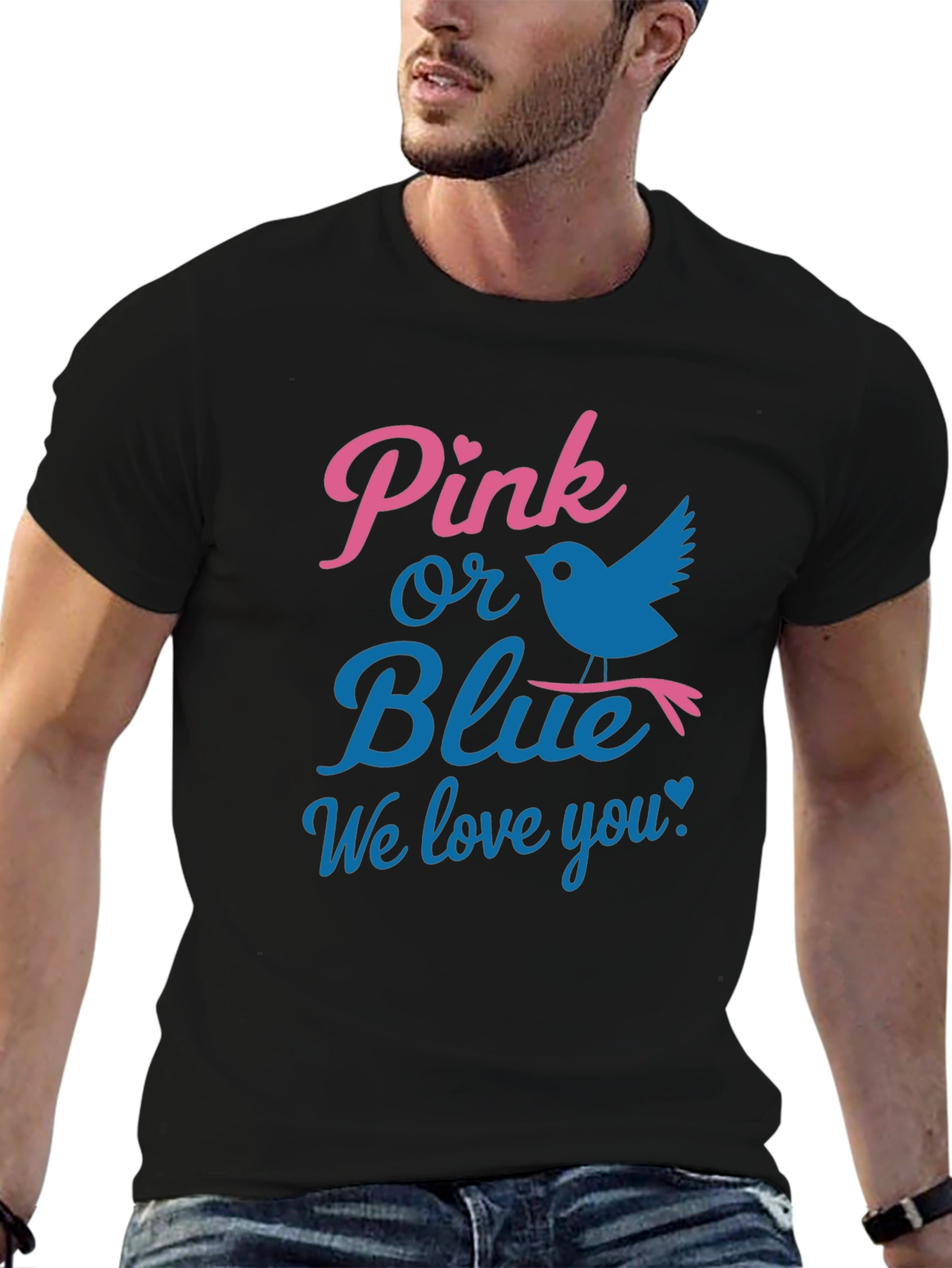 Pink or Blue Gender Reveal T-Shirt