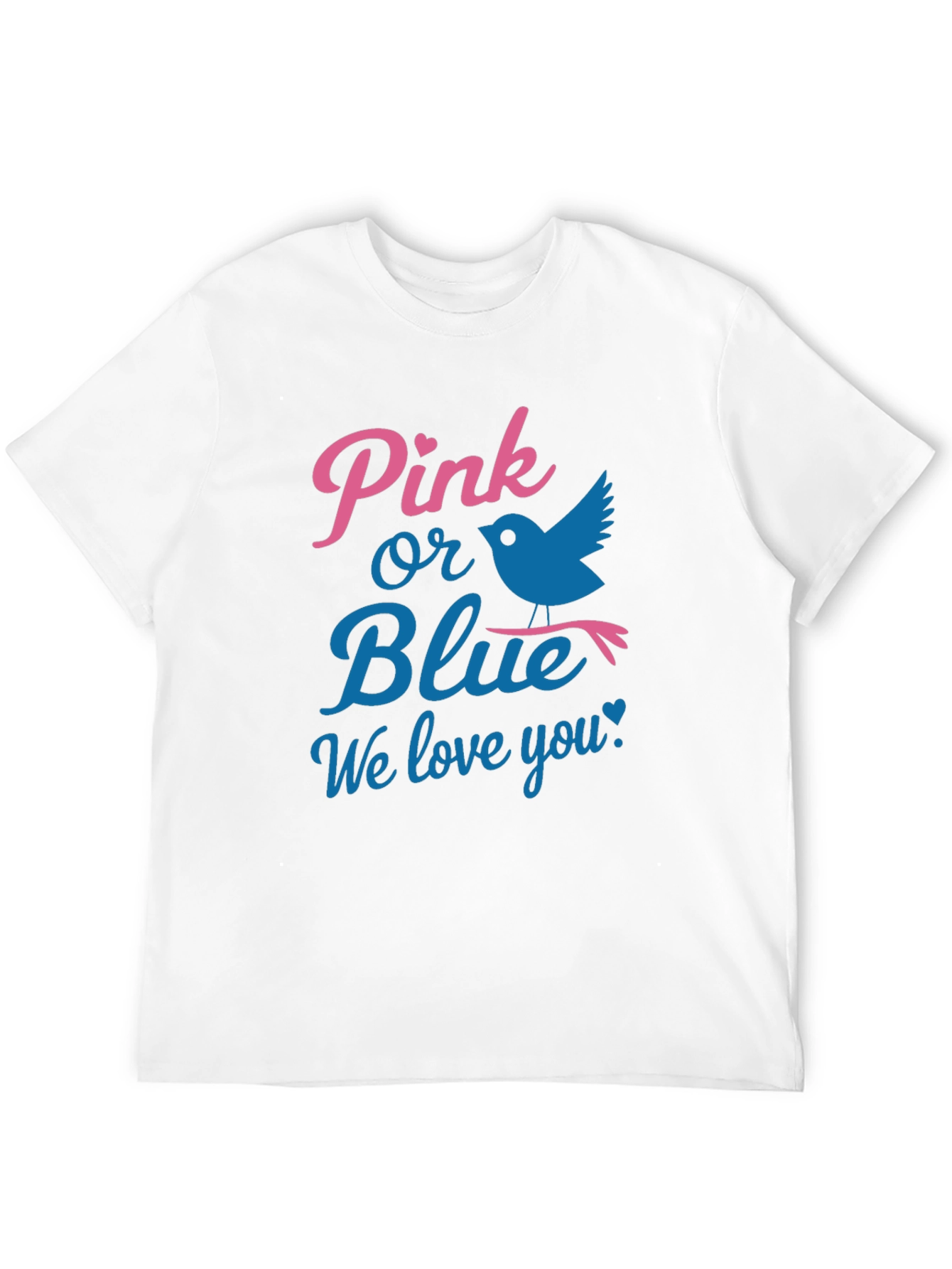 Pink or Blue Gender Reveal T-Shirt