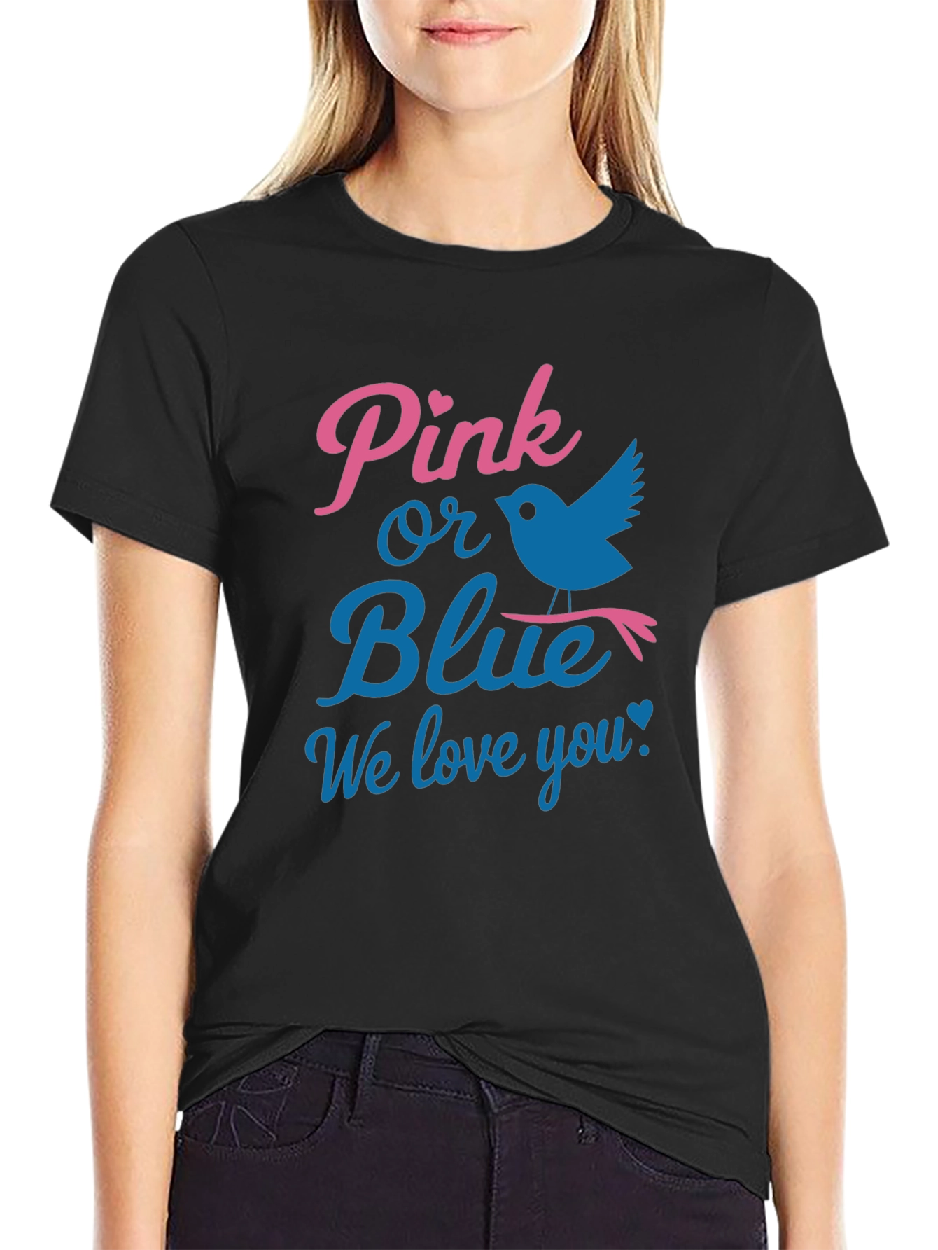 Pink or Blue Gender Reveal T-Shirt