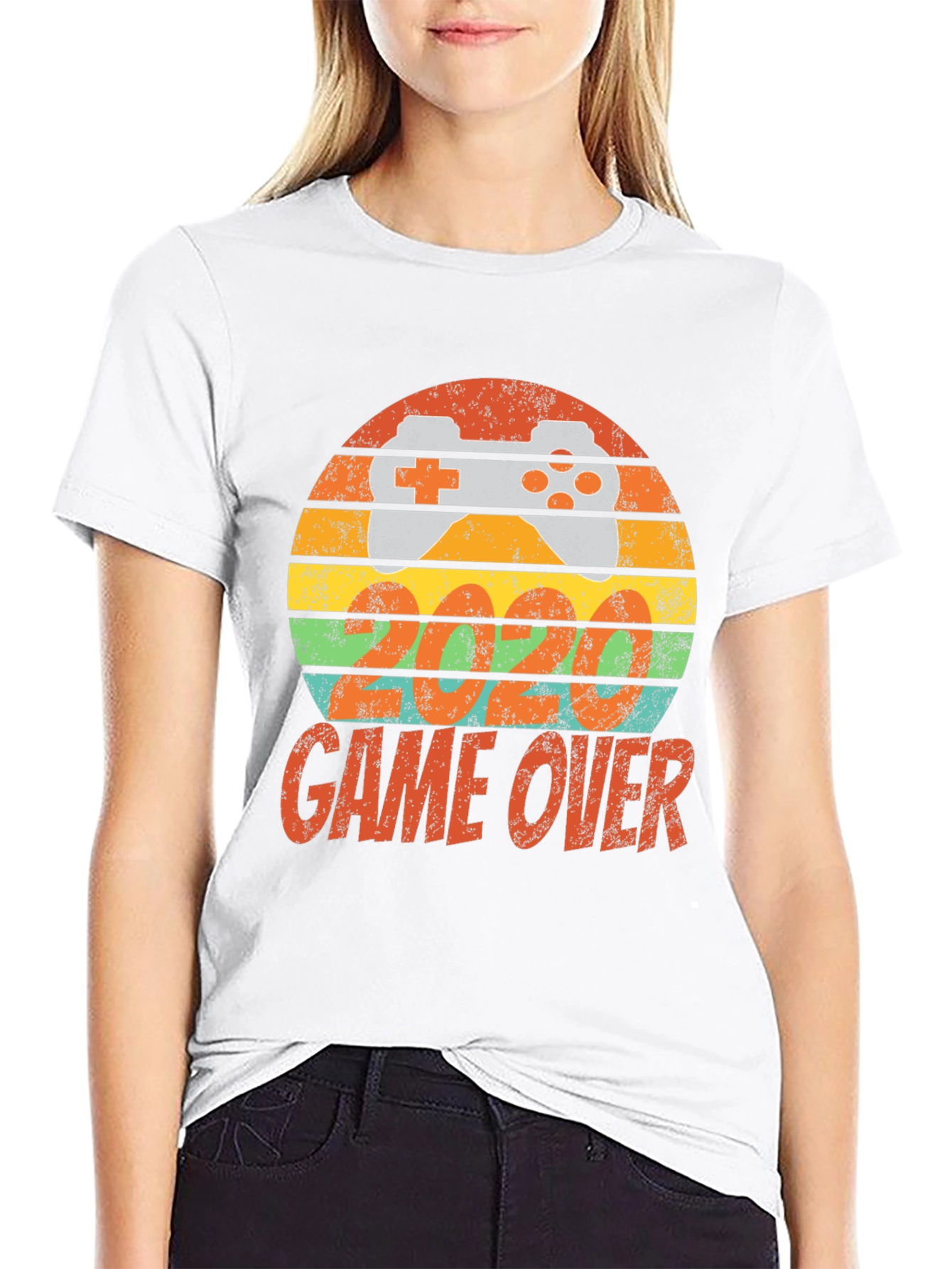 Retro Gamer Tee - Game Over Design