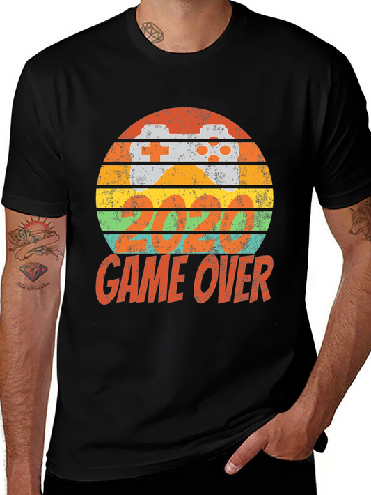 Retro Gamer Tee - Game Over Design