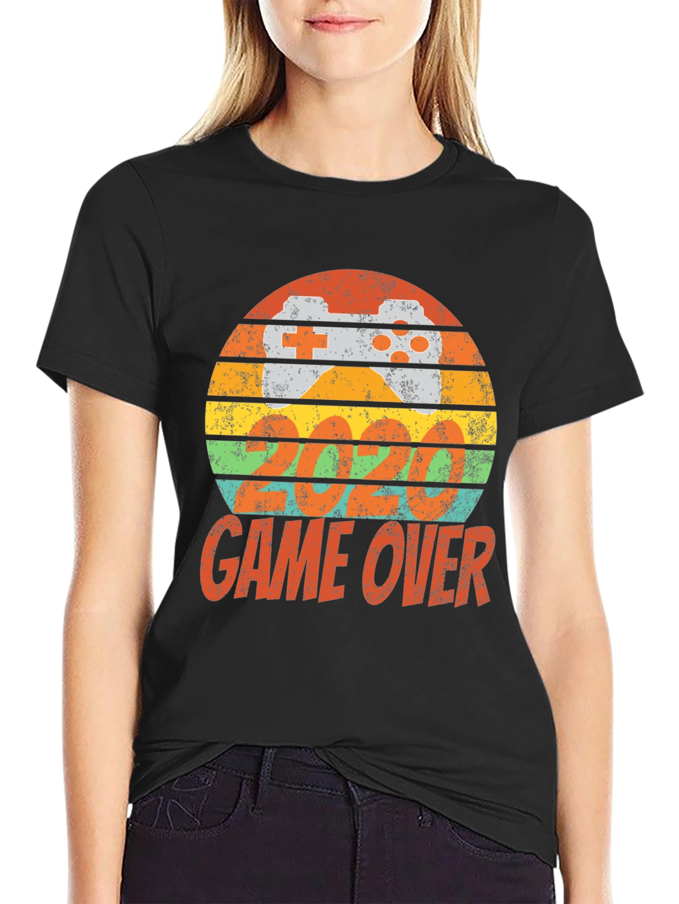 Retro Gamer Tee - Game Over Design