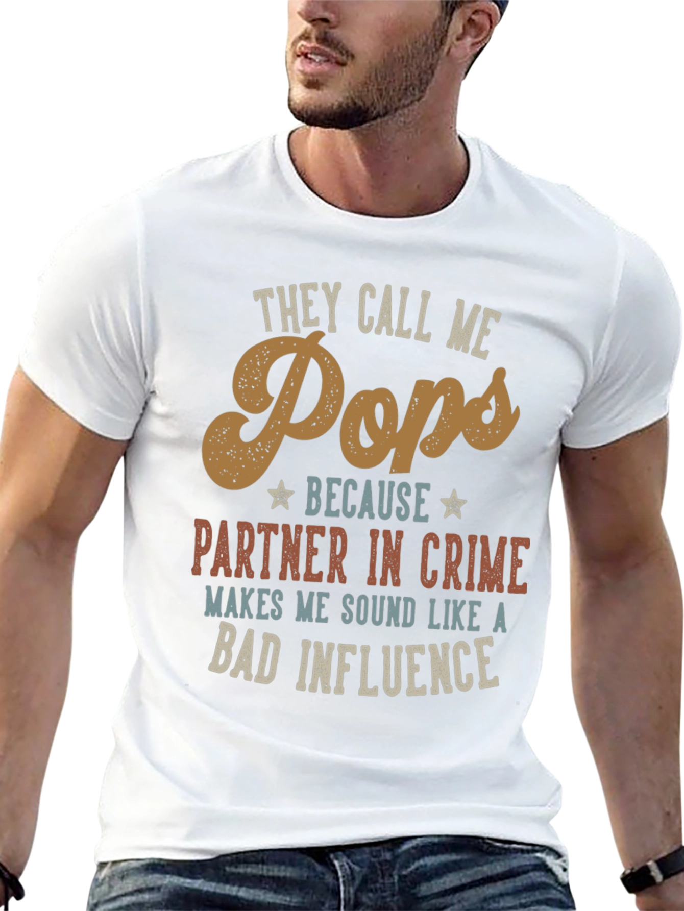 They Call Me Pops Funny Dad T-Shirt