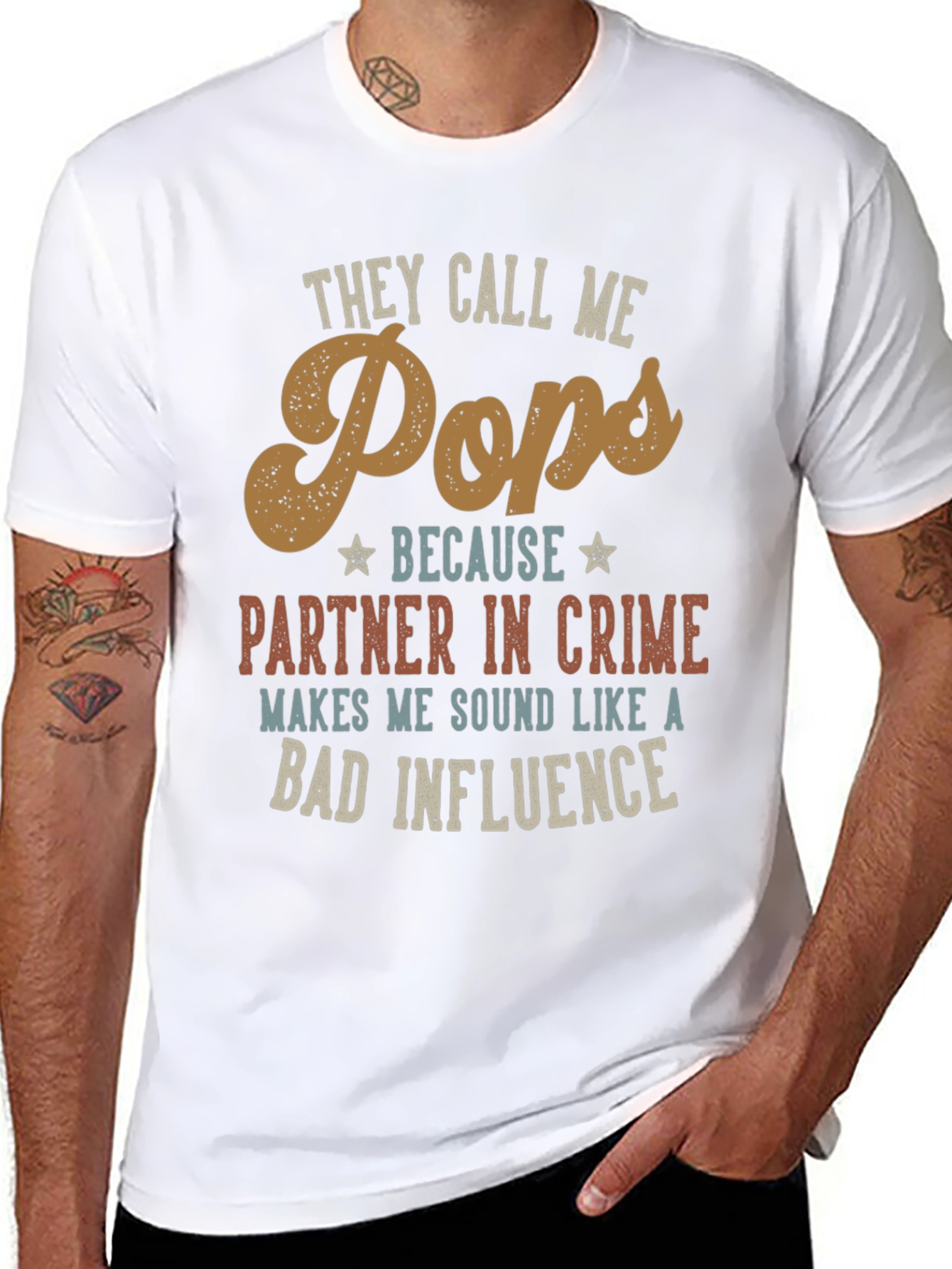 They Call Me Pops Funny Dad T-Shirt