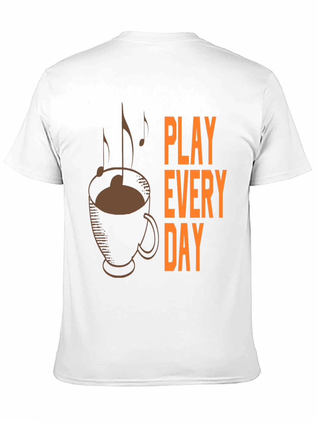 Play Every Day Coffee Music Graphic Tee