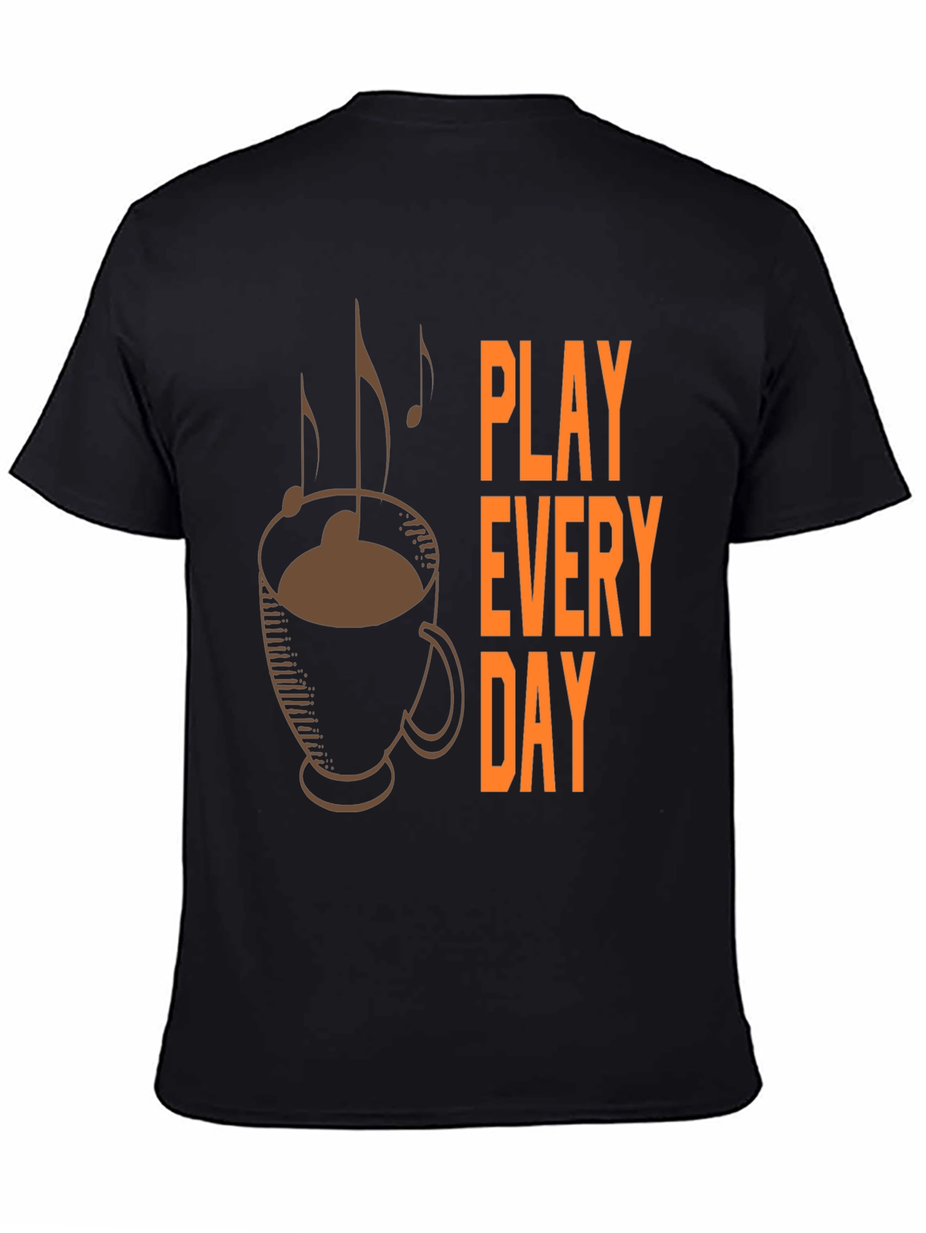 Play Every Day Coffee Music Graphic Tee