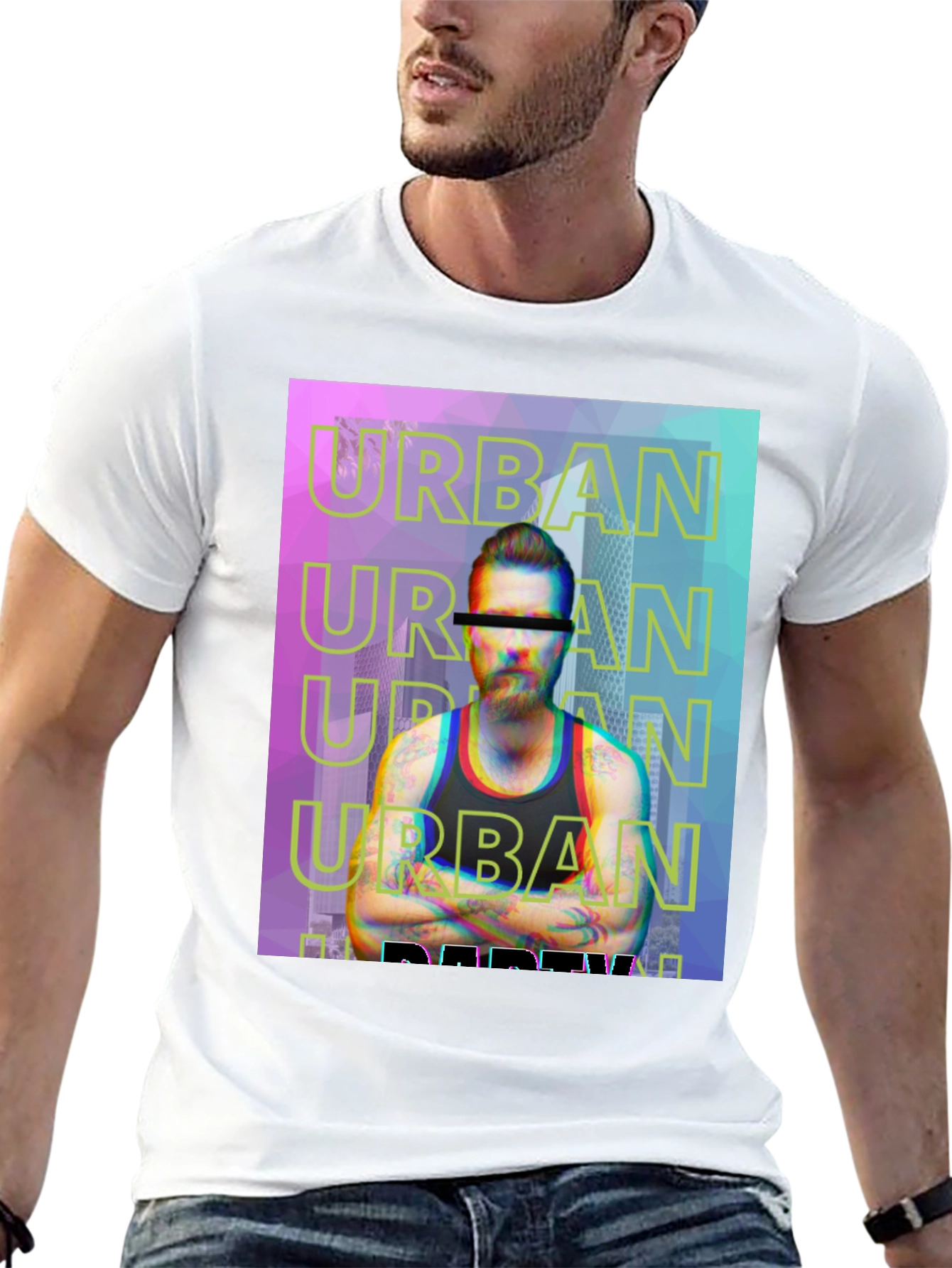 Urban Daddy Graphic Tee - Mens Black T-Shirt