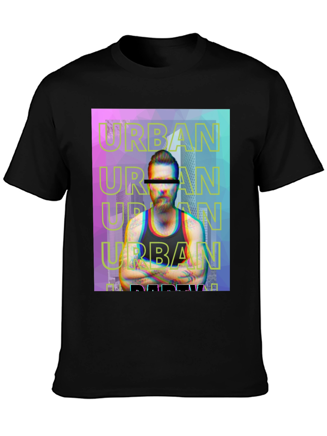 Urban Daddy Graphic Tee - Mens Black T-Shirt
