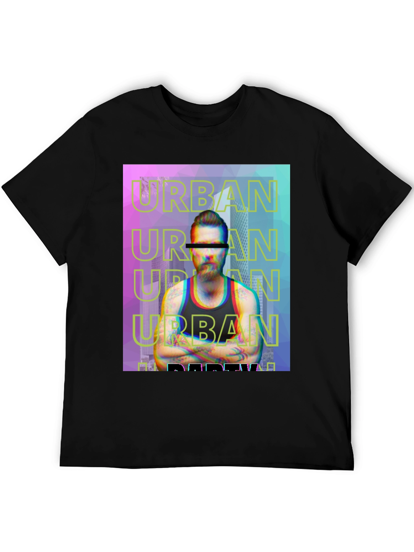 Urban Daddy Graphic Tee - Mens Black T-Shirt