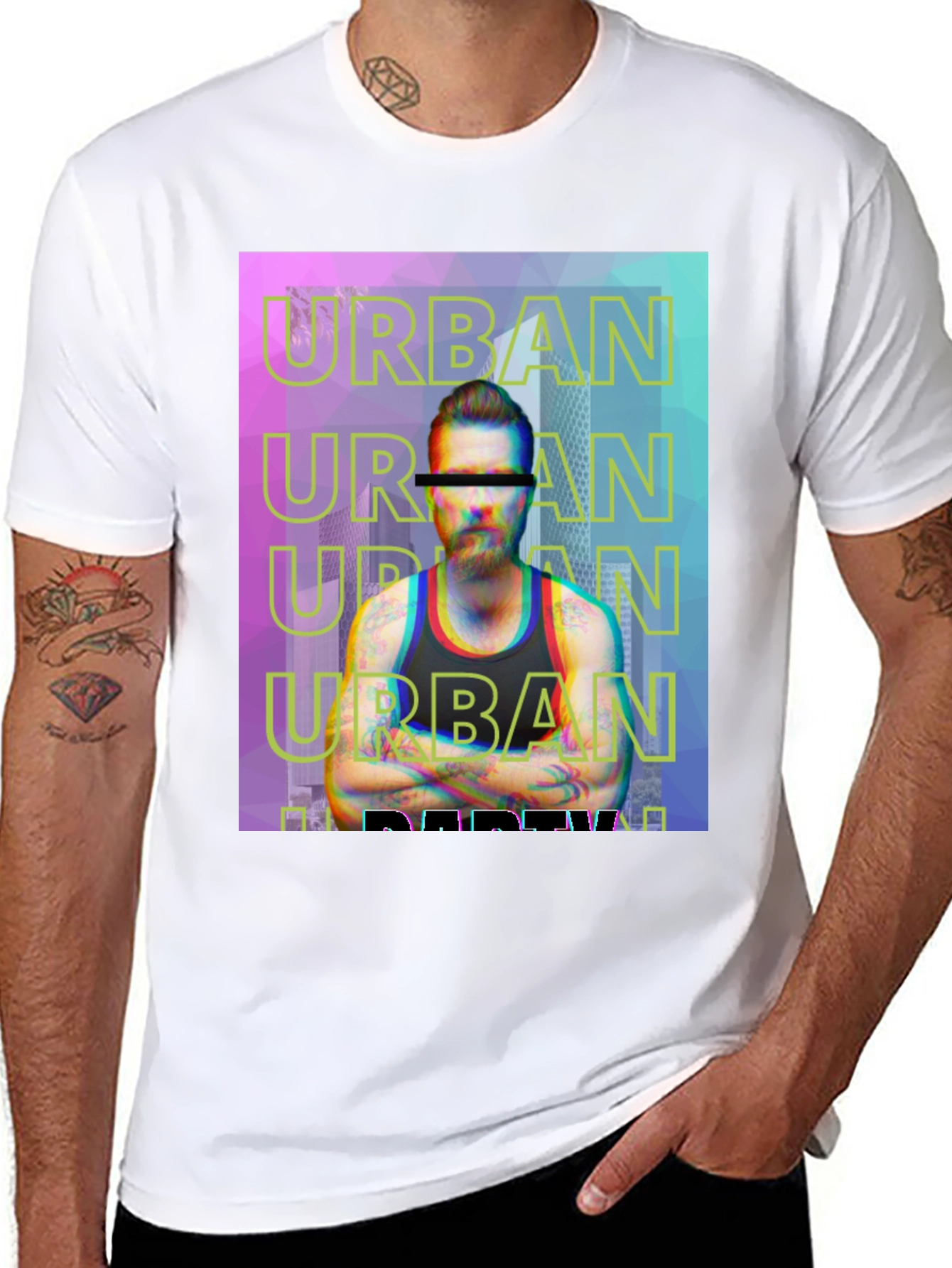 Urban Daddy Graphic Tee - Mens Black T-Shirt