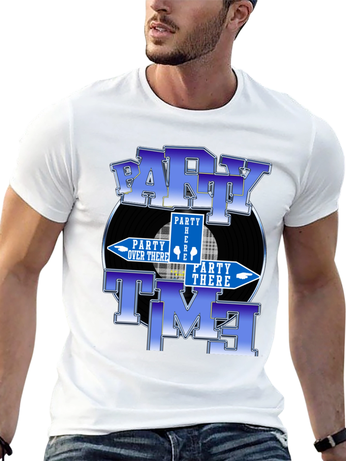 Party Time Graphic T-Shirt