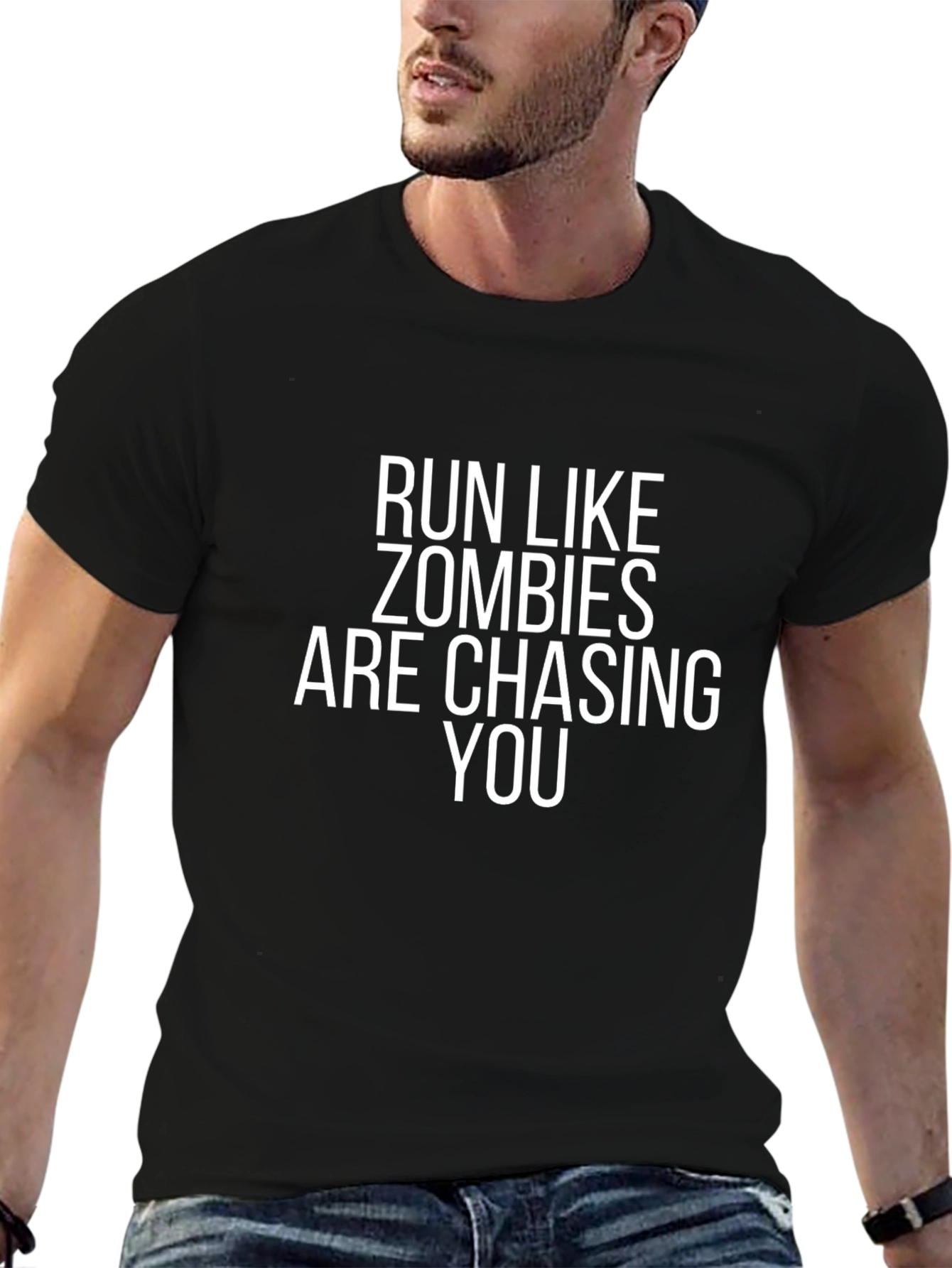 Run Like Zombies Are Chasing You Graphic Tee